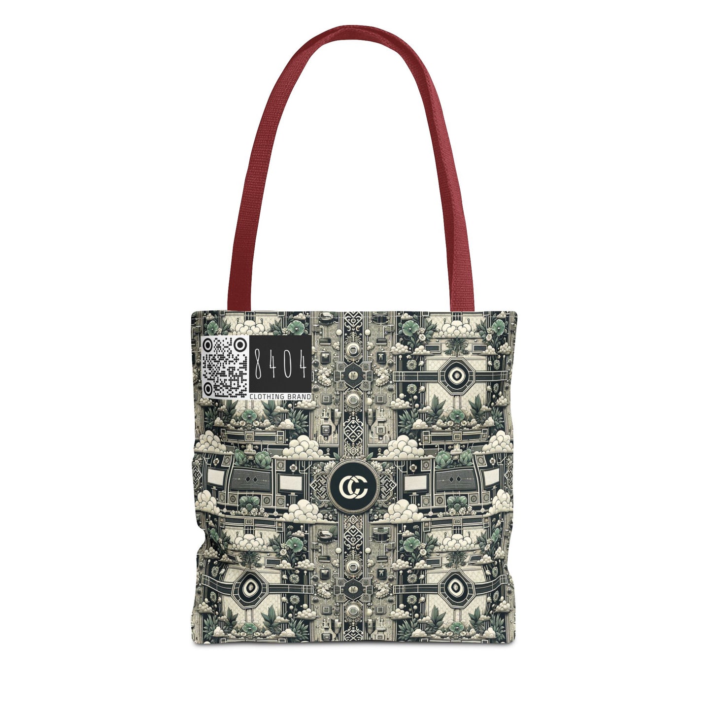 Cyber Garden Party Tech Garden Extravaganza Tote Bag - 8404 Design-54
