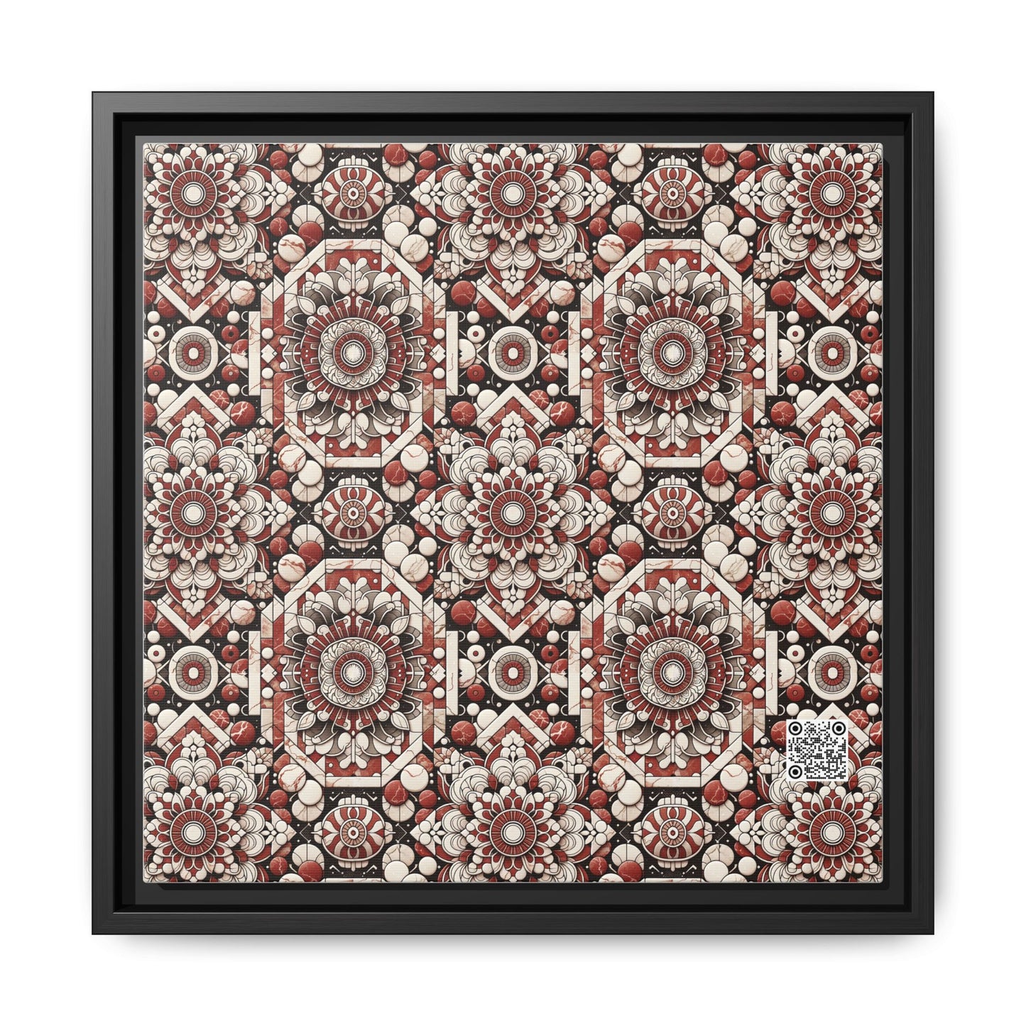 Neo Jomon Sculptural Aesthetics Artisanal Streetwear Matte Canvas, Framed (multi-Color) - 8404 Design-55 A