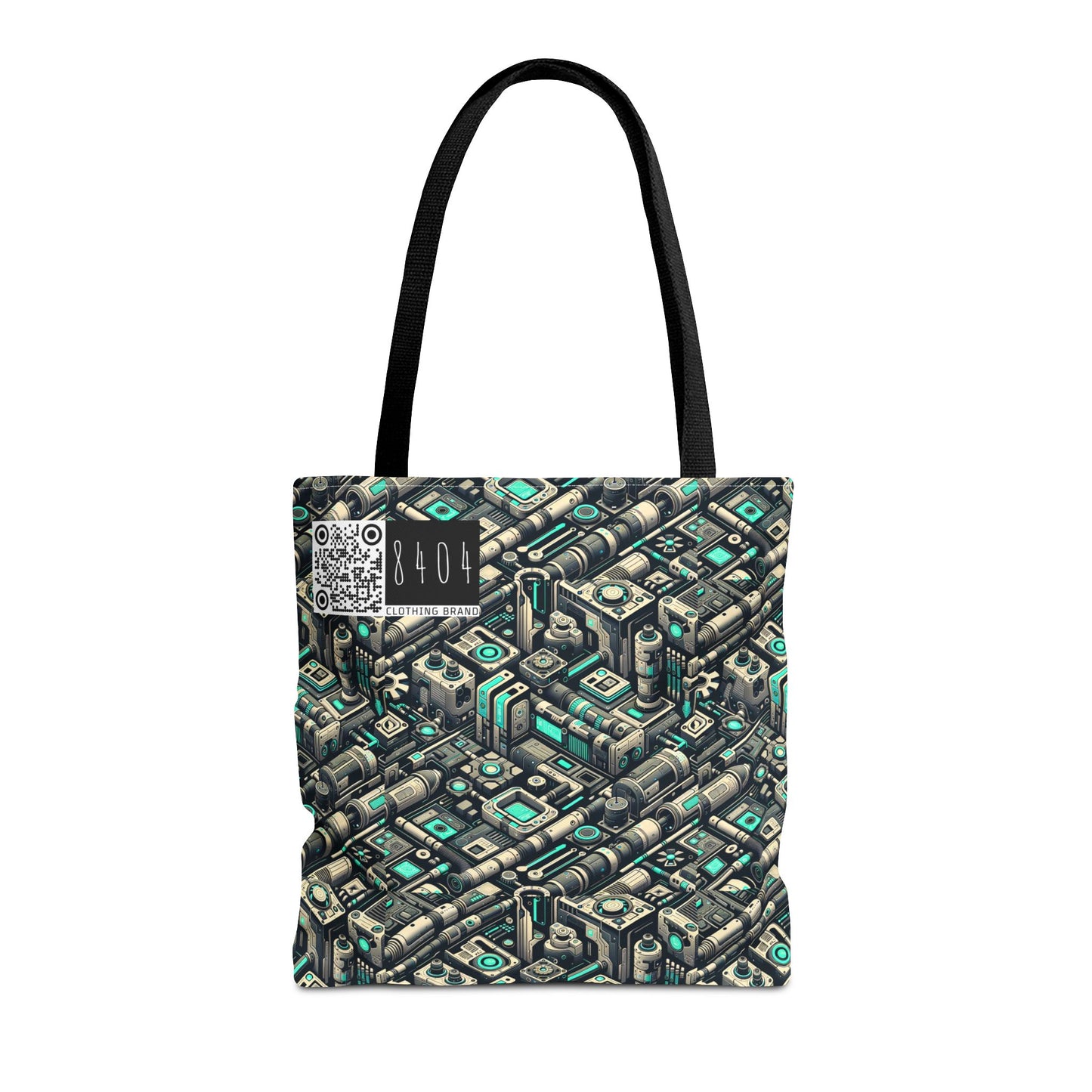Tech Utility Fusion Modern Tech Streetwear Tote Bag - 8404 Design-49