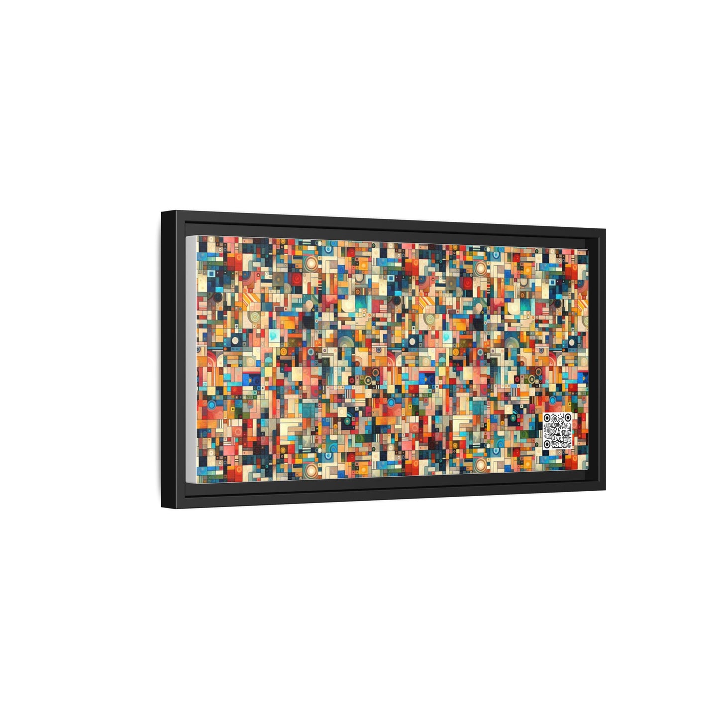 Digital Artistic Expression Artistic Streetwear Matte Canvas, Framed (multi-Color) - 8404 Design-46 B