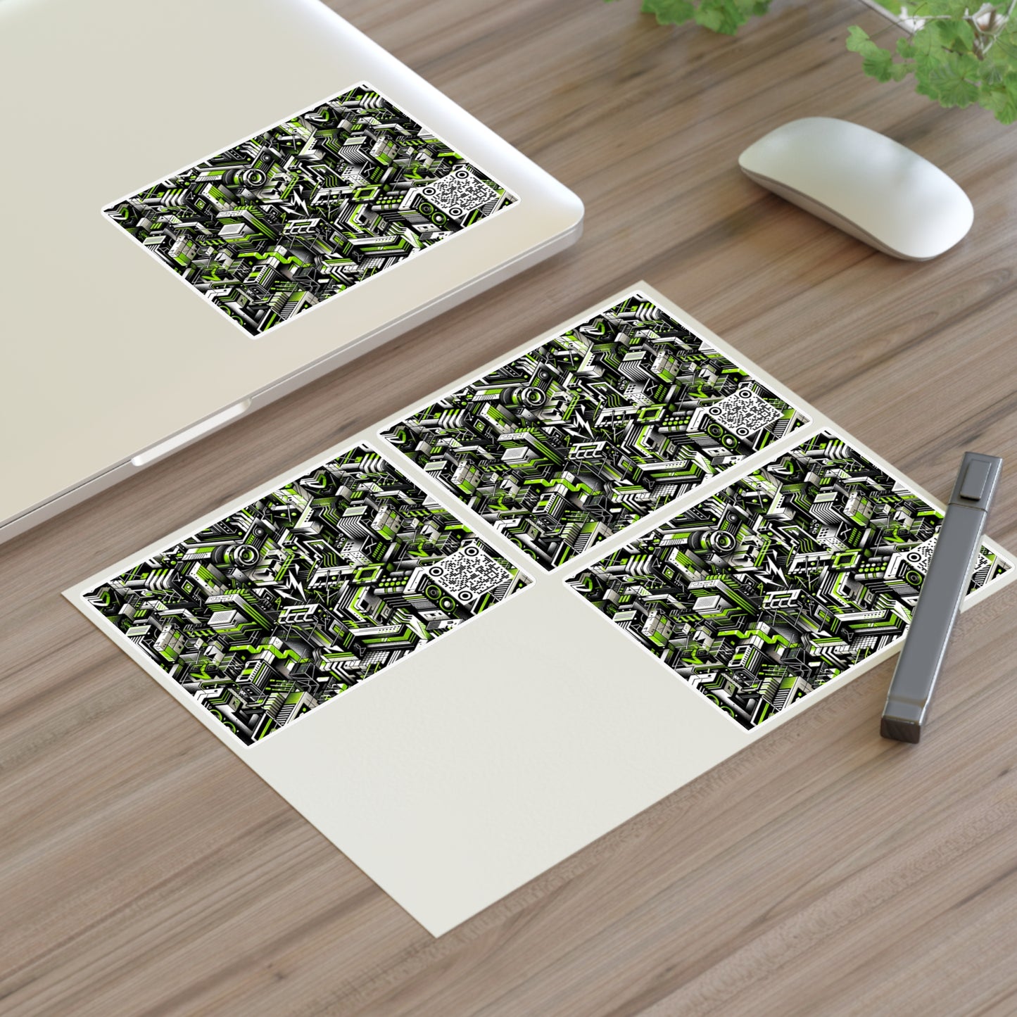 Graffiti Tech Fusion Bold Streetwear Fusion Sticker Sheets - 8404 Design-53
