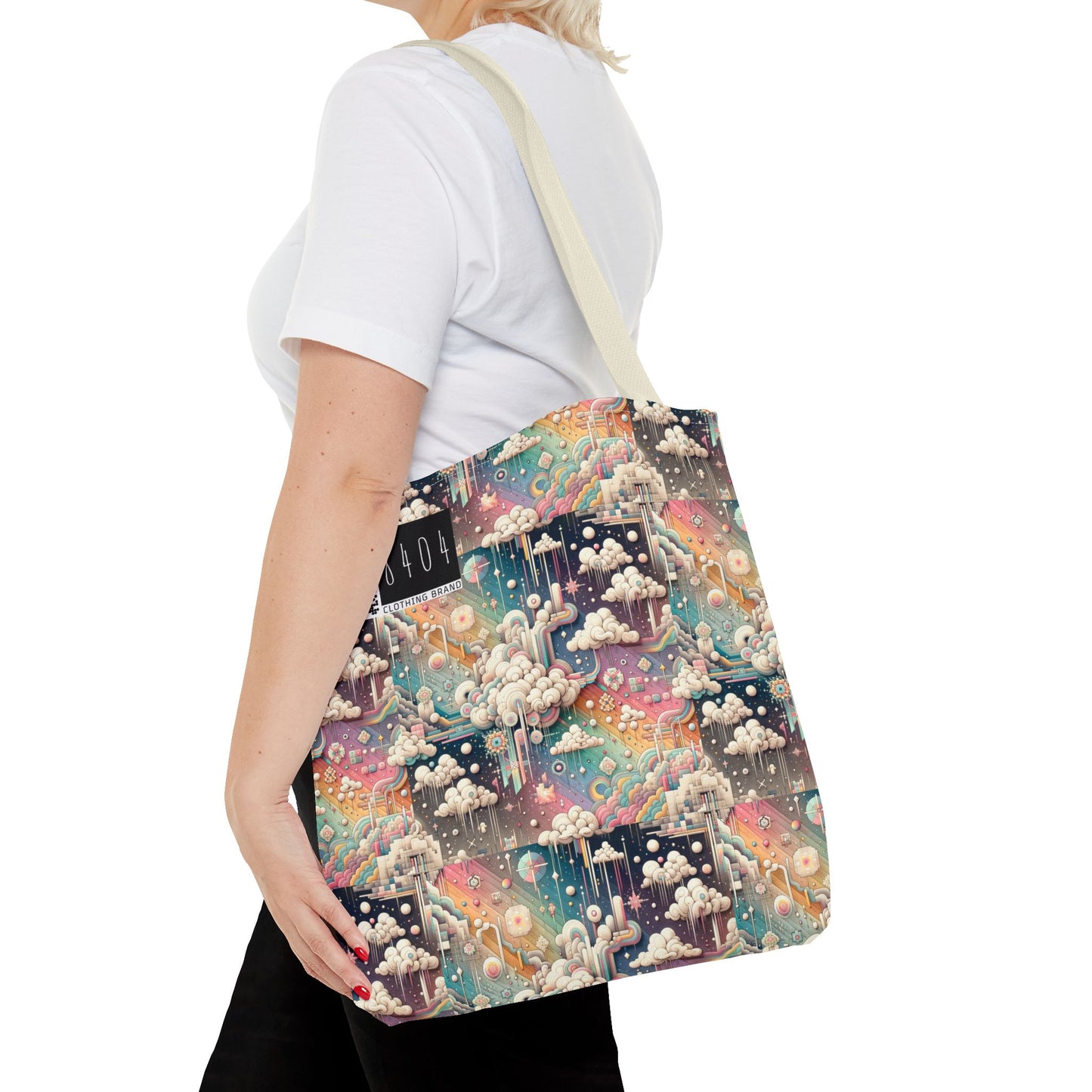 Digital Dreamland Whimsical and Nostalgic Streetwear With a Digital Twist Tote Bag - 8404 Design-52