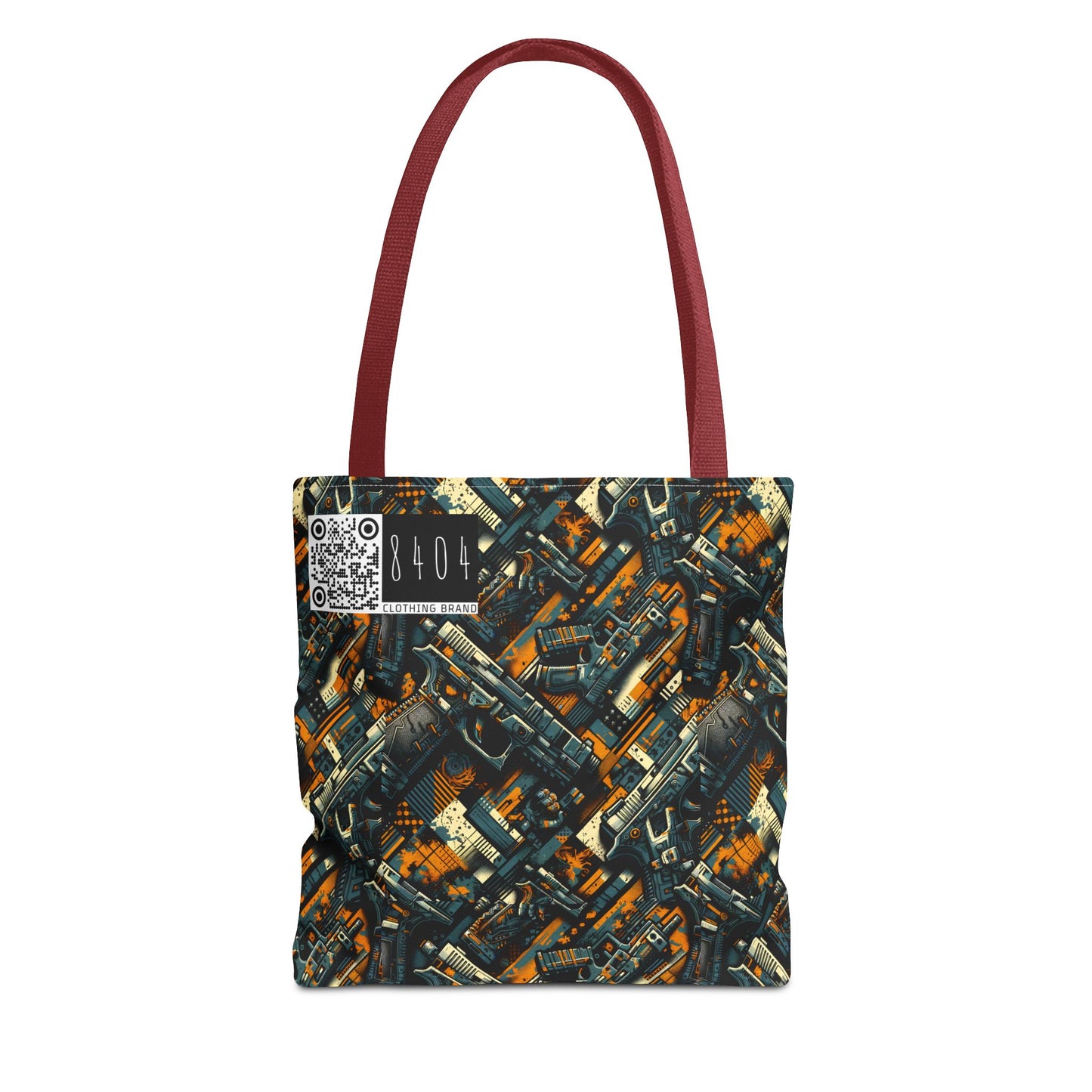 Digital Punk Futuristic Grunge Tote Bag - 8404 Design-47