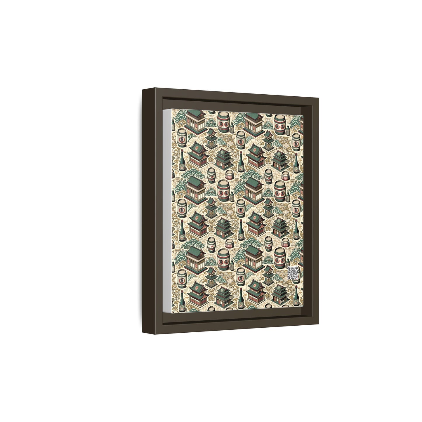 Cultural Artisanal Fusion Contemporary Cultural Elegance Matte Canvas, Framed (multi-Color) - 8404 Design-68 B