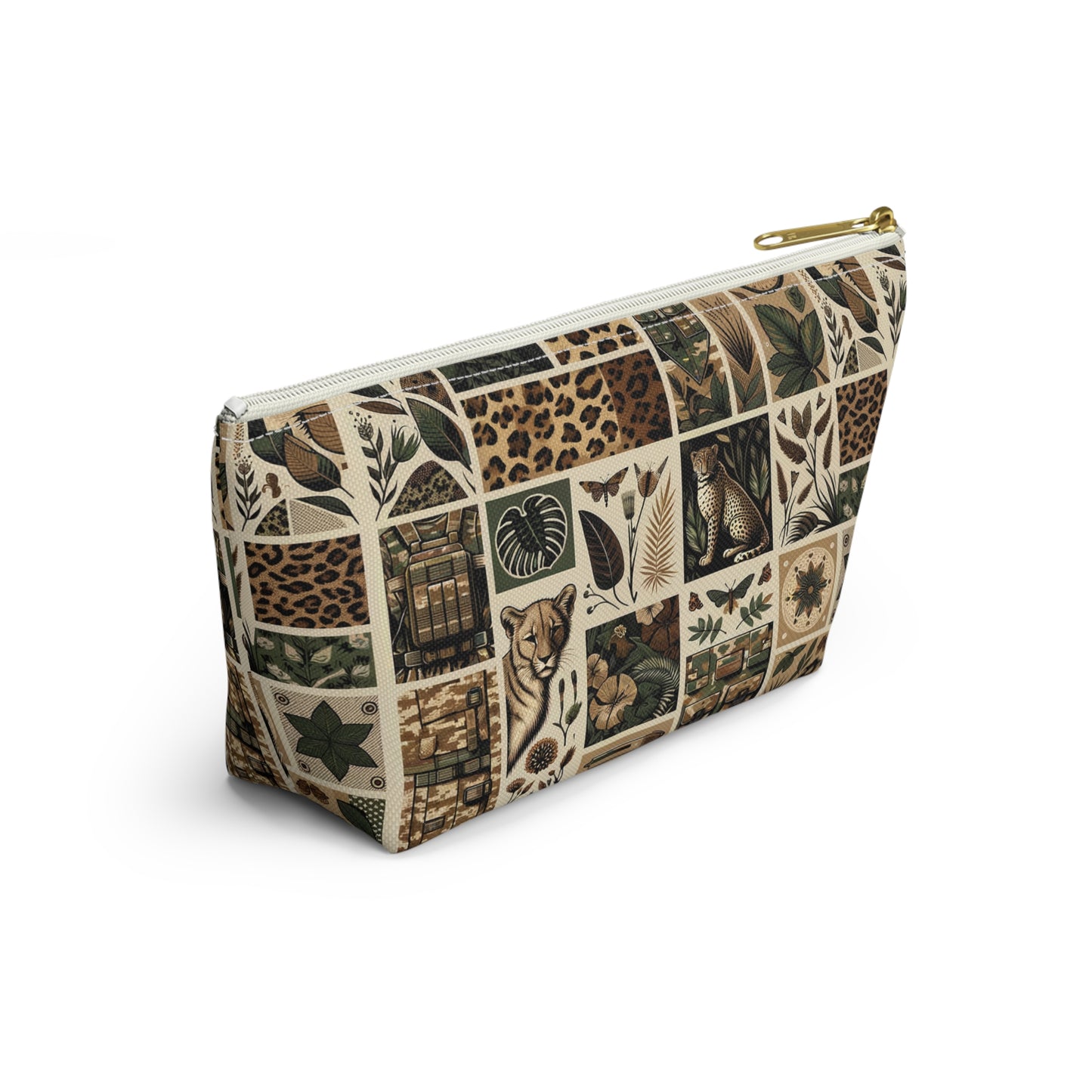 Streetwear Safari Urban Jungle Explorer Accessory Pouch W T-Bottom - 8404 Design-51