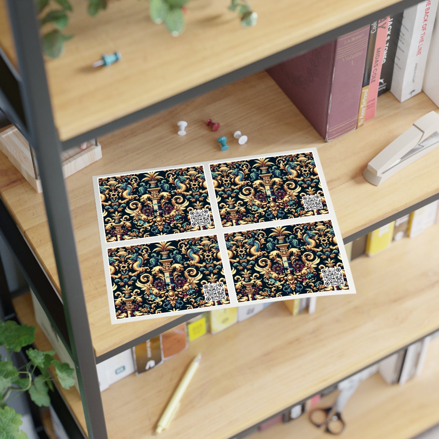 Digital Renaissance Modern Baroque Fusion Sticker Sheets - 8404 Design-57
