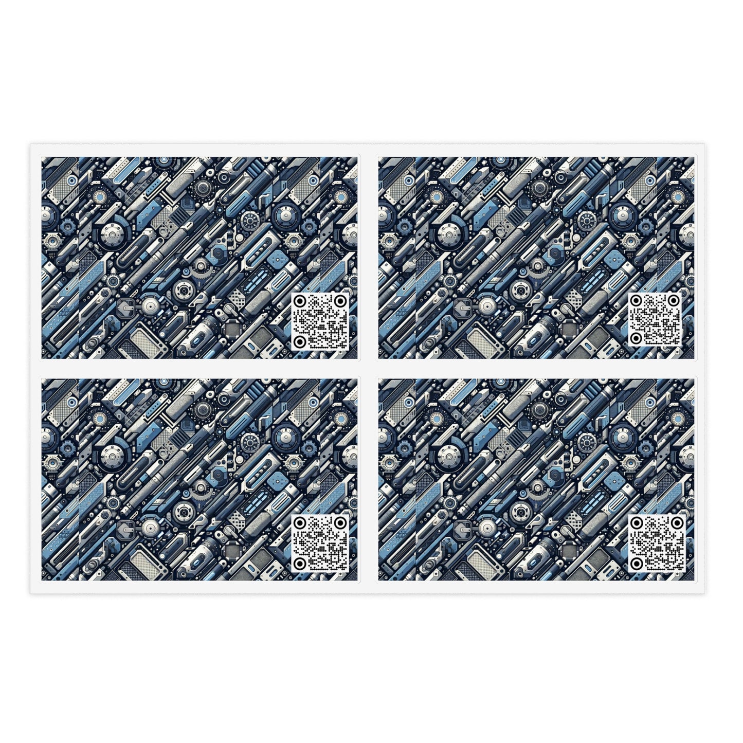 Tech Utility Fusion Tech-Forward Utility With a Futuristic Edge Sticker Sheets - 8404 Design-50