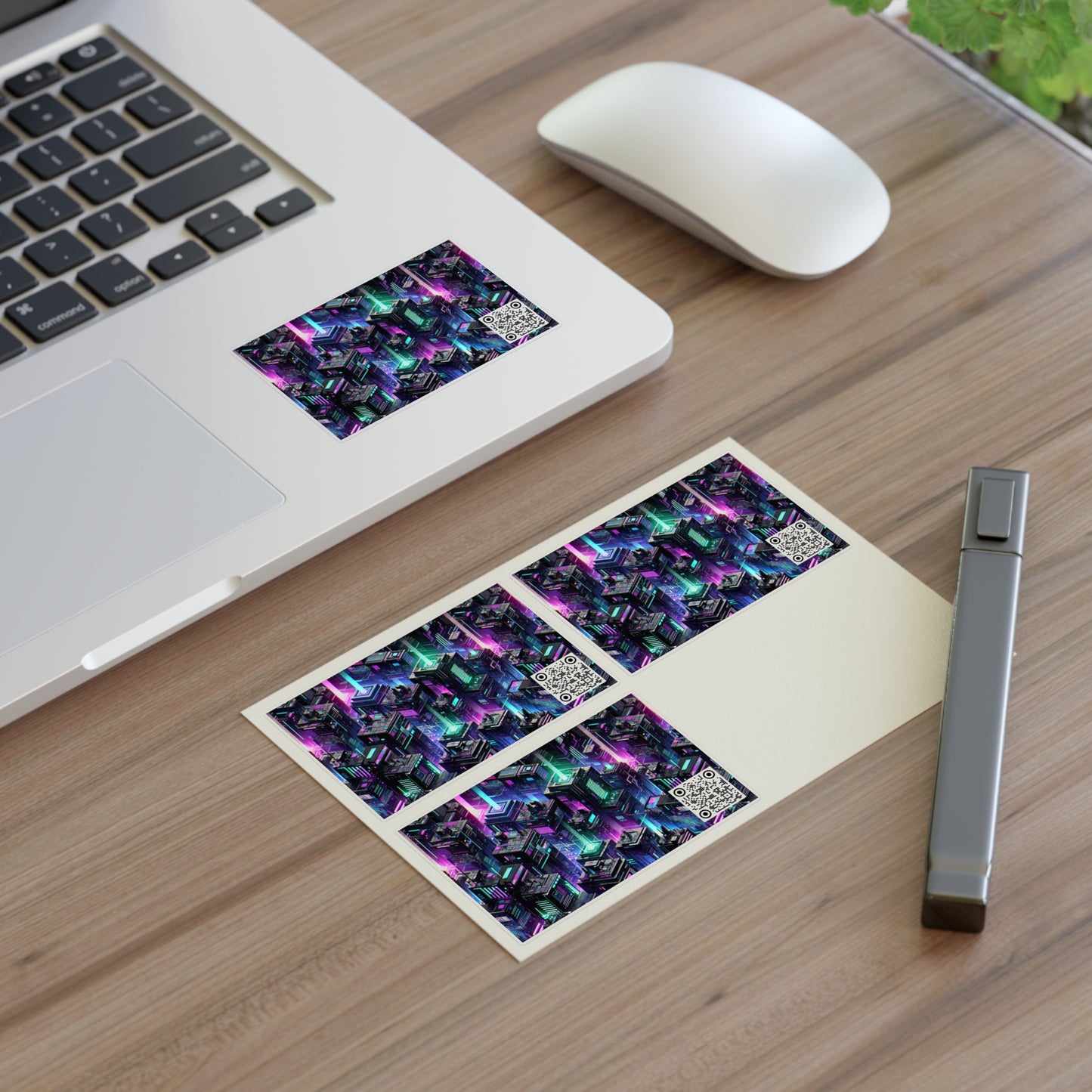 Tech Noir Graphics Futuristic Tech Aesthetics Sticker Sheets - 8404 Design-55