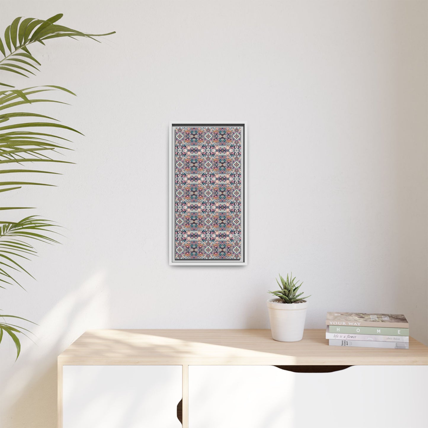 Matte Canvas, Framed (multi-Color) - 8404 Design-01