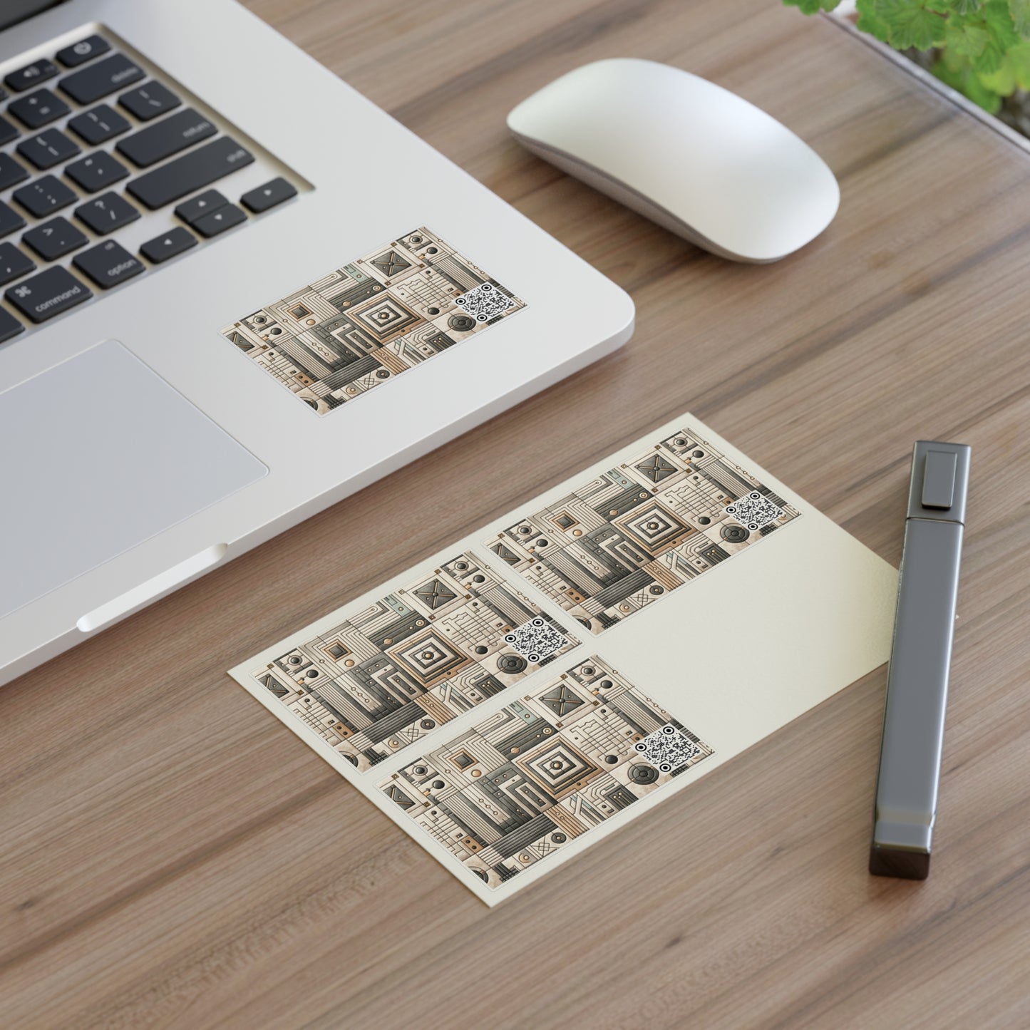Tech Utility Chic Tech-Forward Minimalist Sticker Sheets - 8404 Design-54