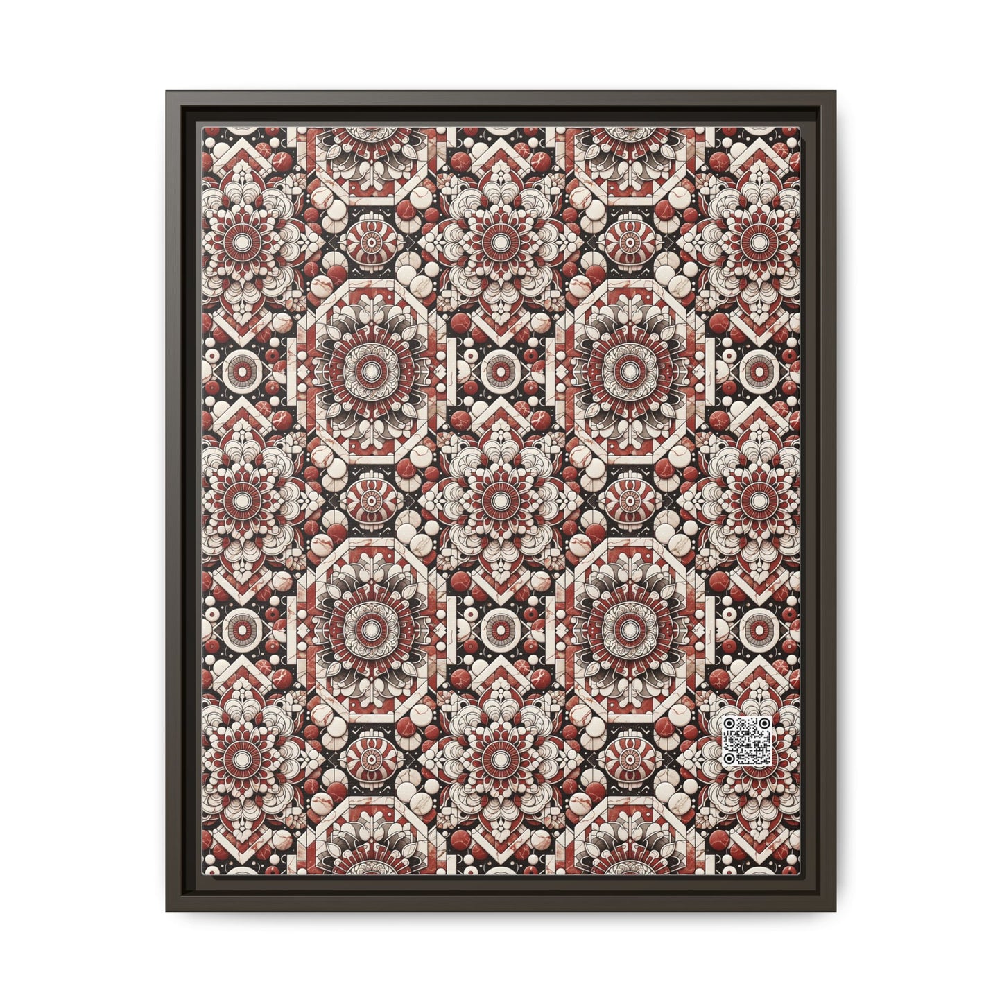 Neo Jomon Sculptural Aesthetics Artisanal Streetwear Matte Canvas, Framed (multi-Color) - 8404 Design-55 A