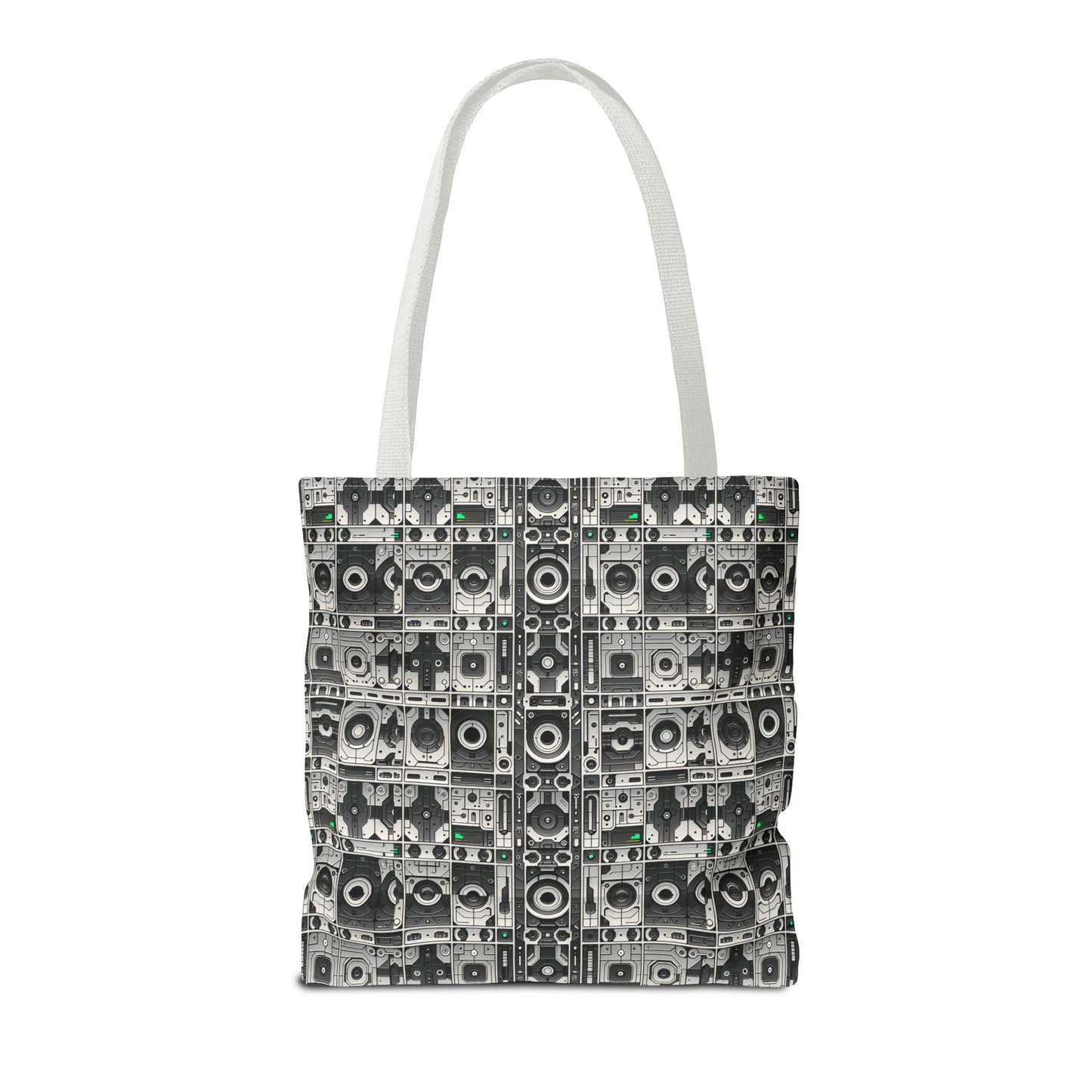 Tech Utility Aesthetics Tech-Forward Minimalism Tote Bag - 8404 Design-60