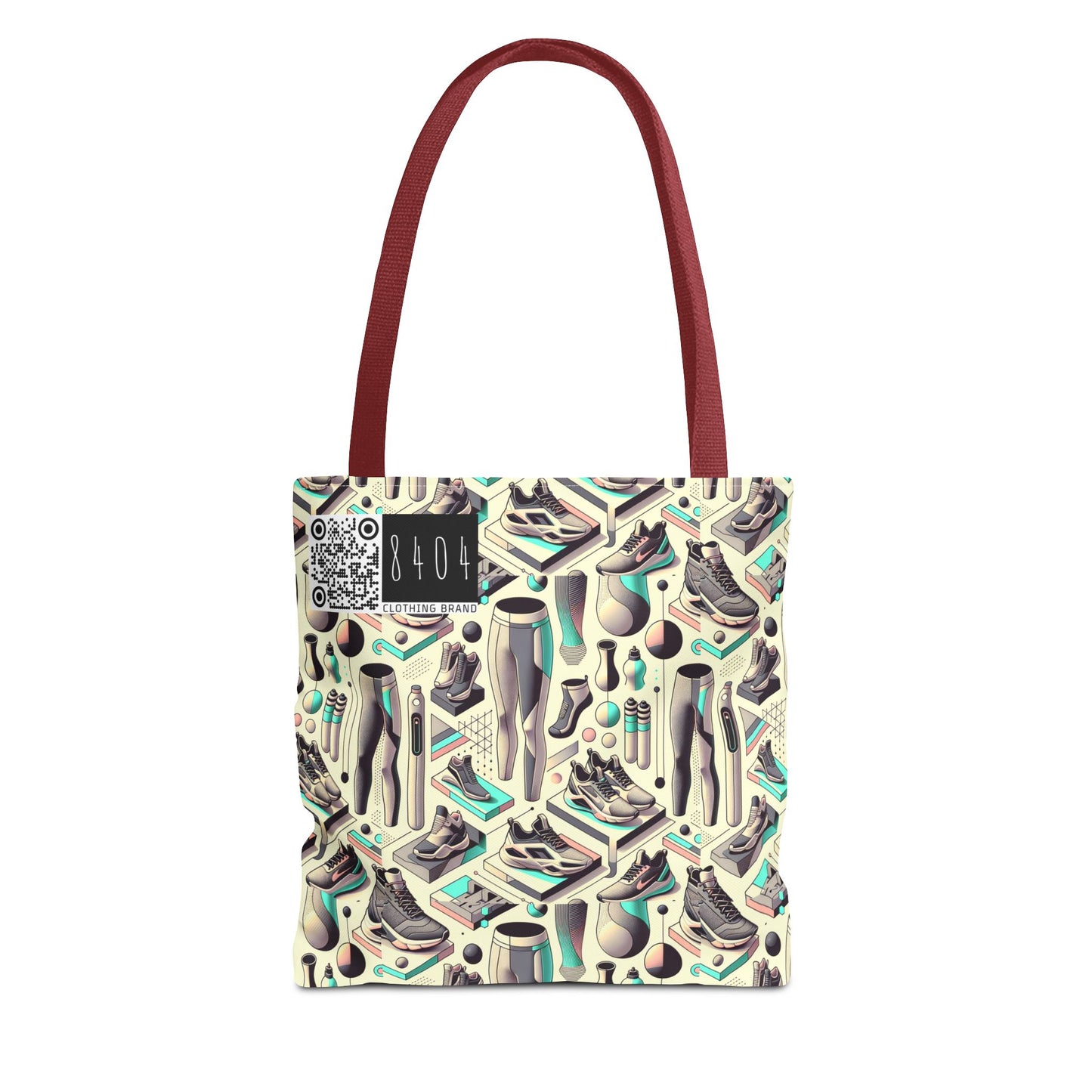Tech-Infused Athleisure Futuristic Athletic Tech Tote Bag - 8404 Design-44