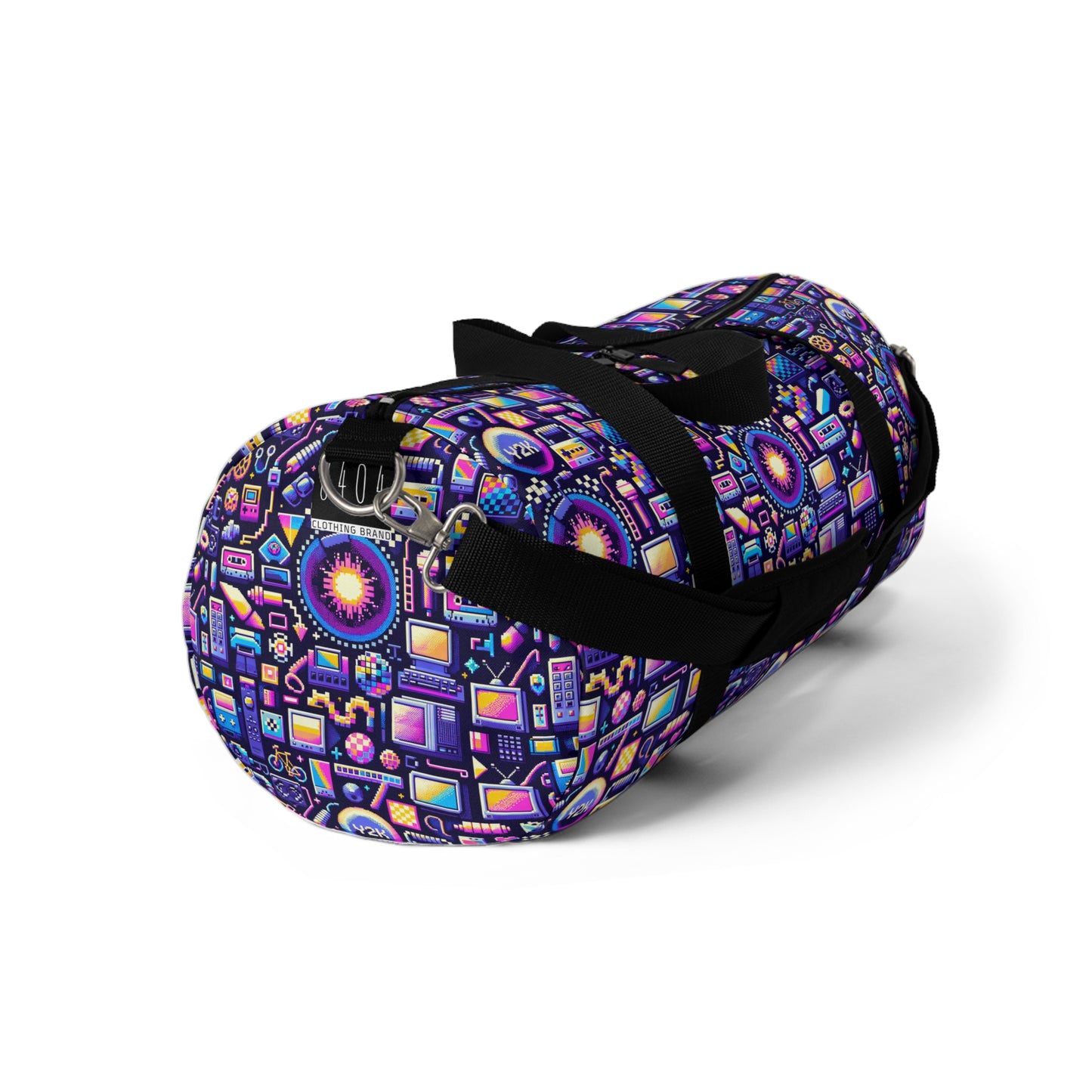 Digital Nostalgia Modern Retro Fusion Duffel Bag - 8404 Design-64