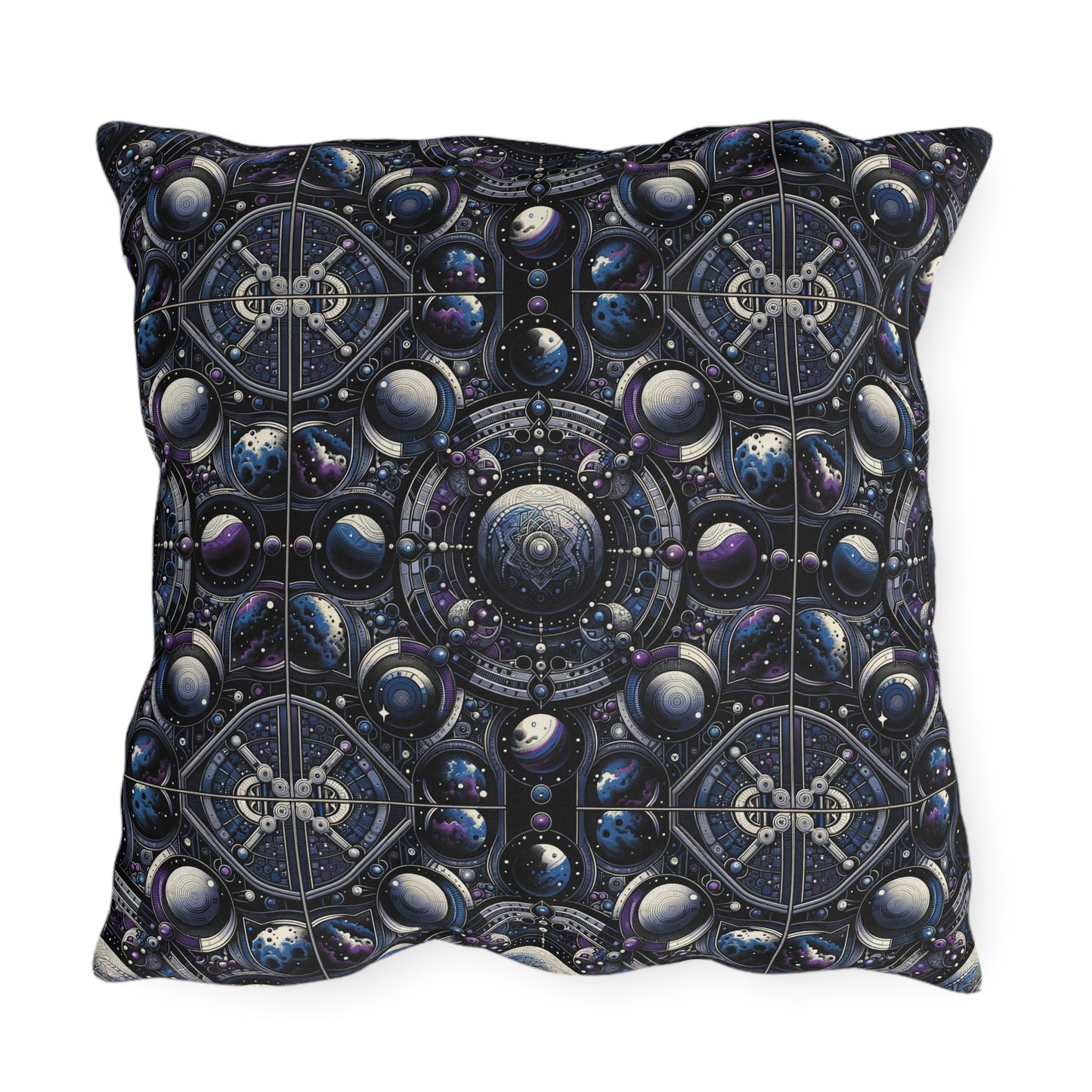 Tech Astronaut Tech-Forward Streetwear Meets Space Exploration Outdoor Pillow - 8404 Design-46