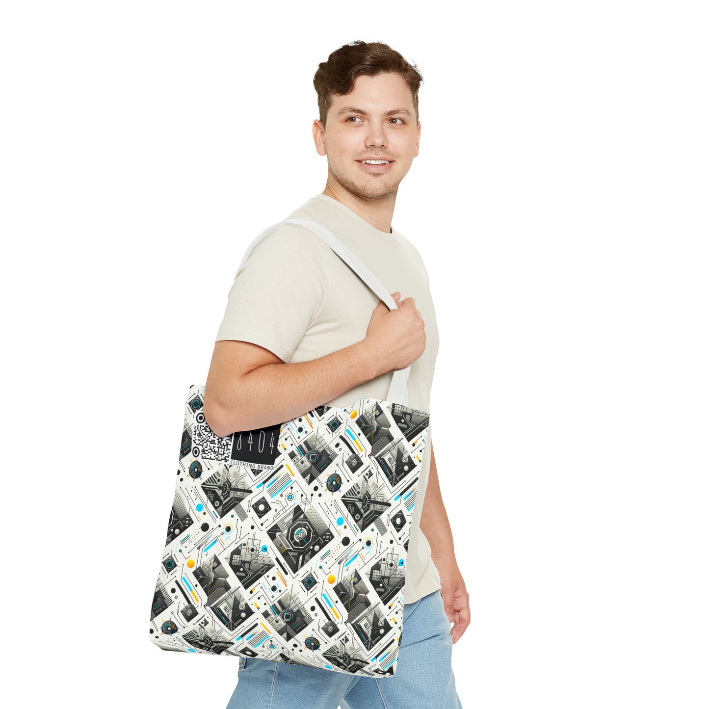 Tech Minimalism Minimalist Tech Tote Bag - 8404 Design-47