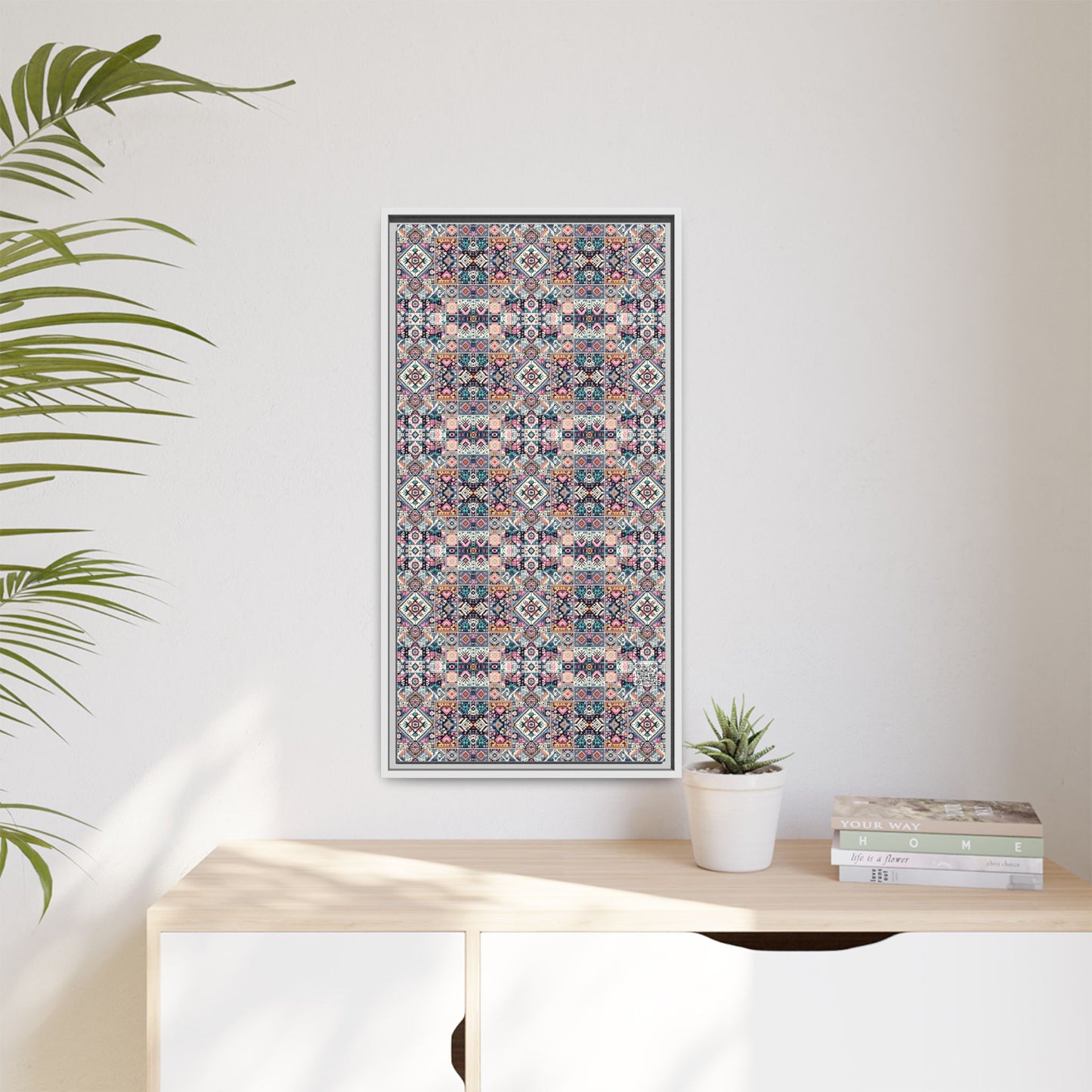 Matte Canvas, Framed (multi-Color) - 8404 Design-01
