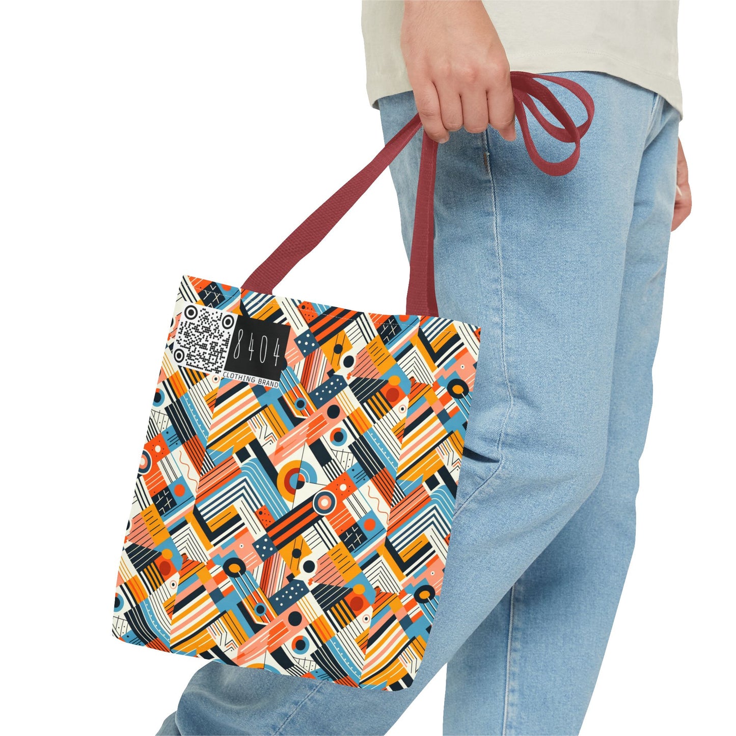 Abstract Graphic Art Modern Artistic Expression Tote Bag - 8404 Design-54