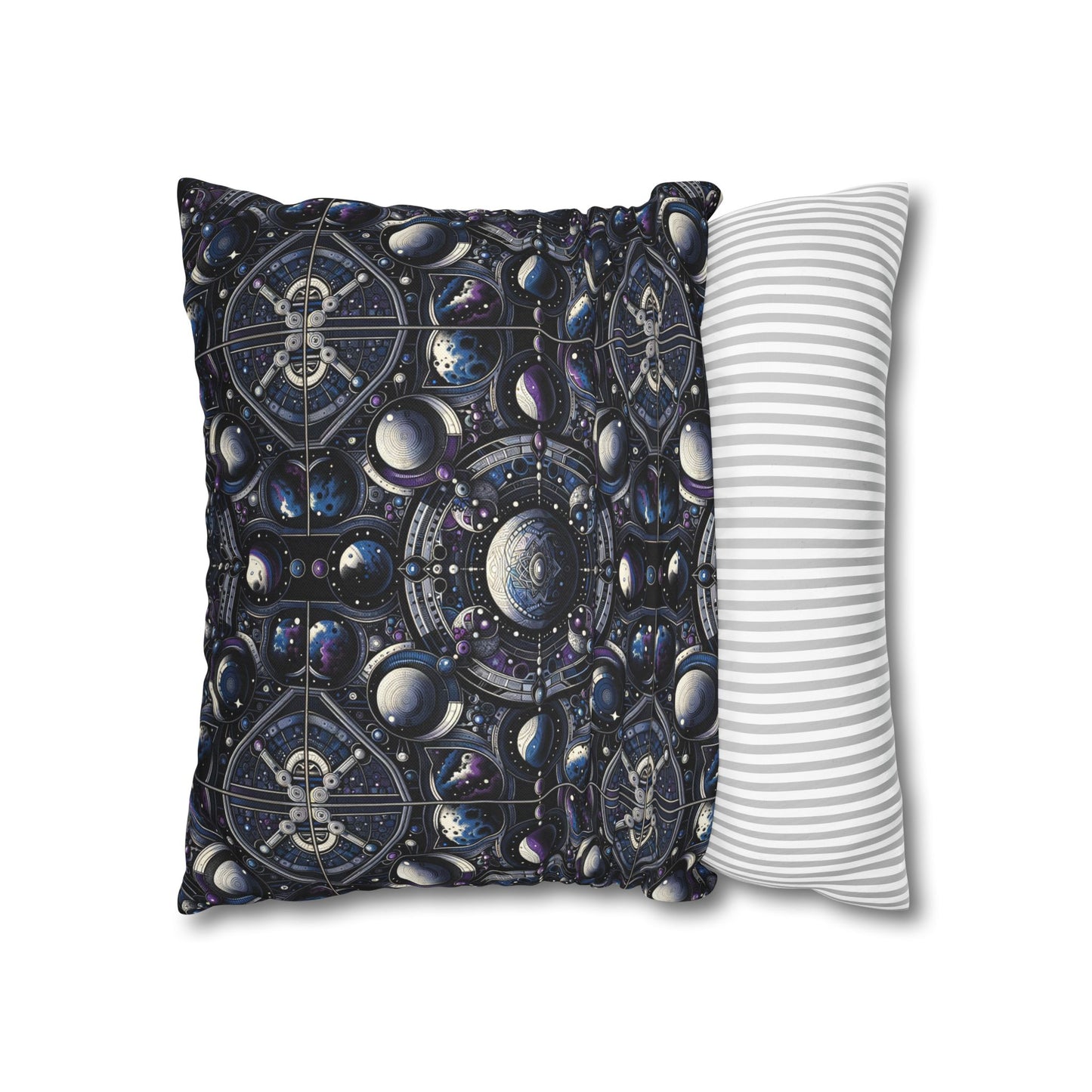 Tech Astronaut Tech-Forward Streetwear Meets Space Exploration Spun Polyester Square Pillowcase - 8404 Design-46