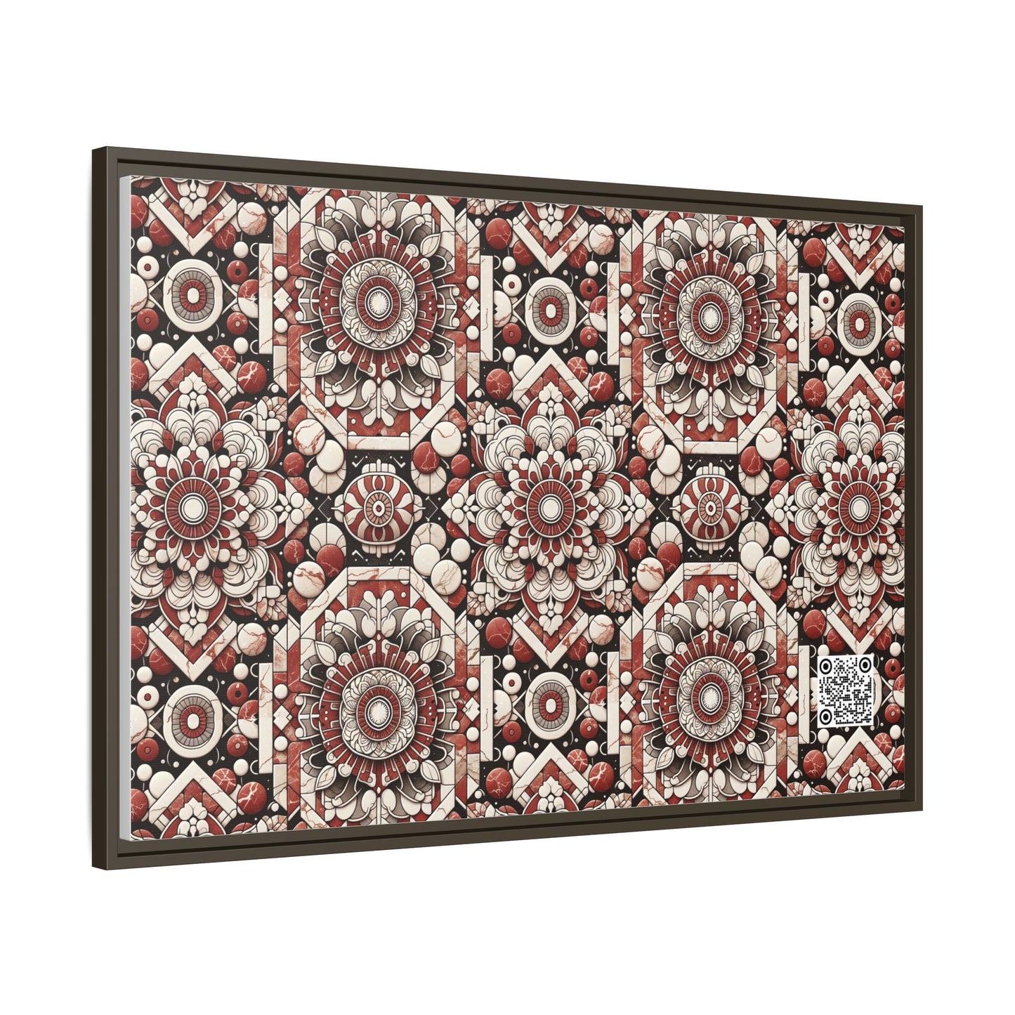 Neo Jomon Sculptural Aesthetics Artisanal Streetwear Matte Canvas, Framed (multi-Color) - 8404 Design-55 A