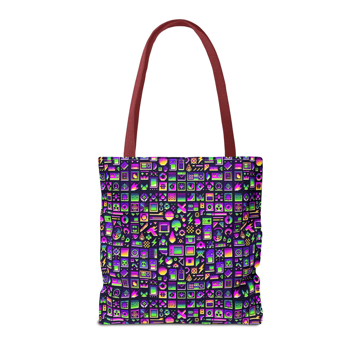 Digital Nostalgia Remix Modern Vintage Fusion Tote Bag - 8404 Design-49