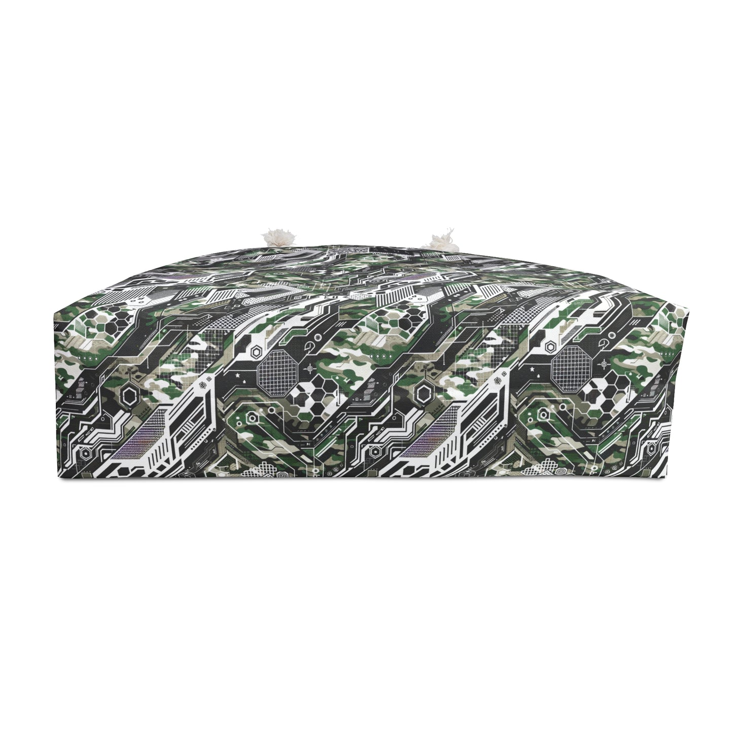 Tech Camo Fusion Tech-Forward Streetwear With a Futuristic Edge Weekender Bag - 8404 Design-46