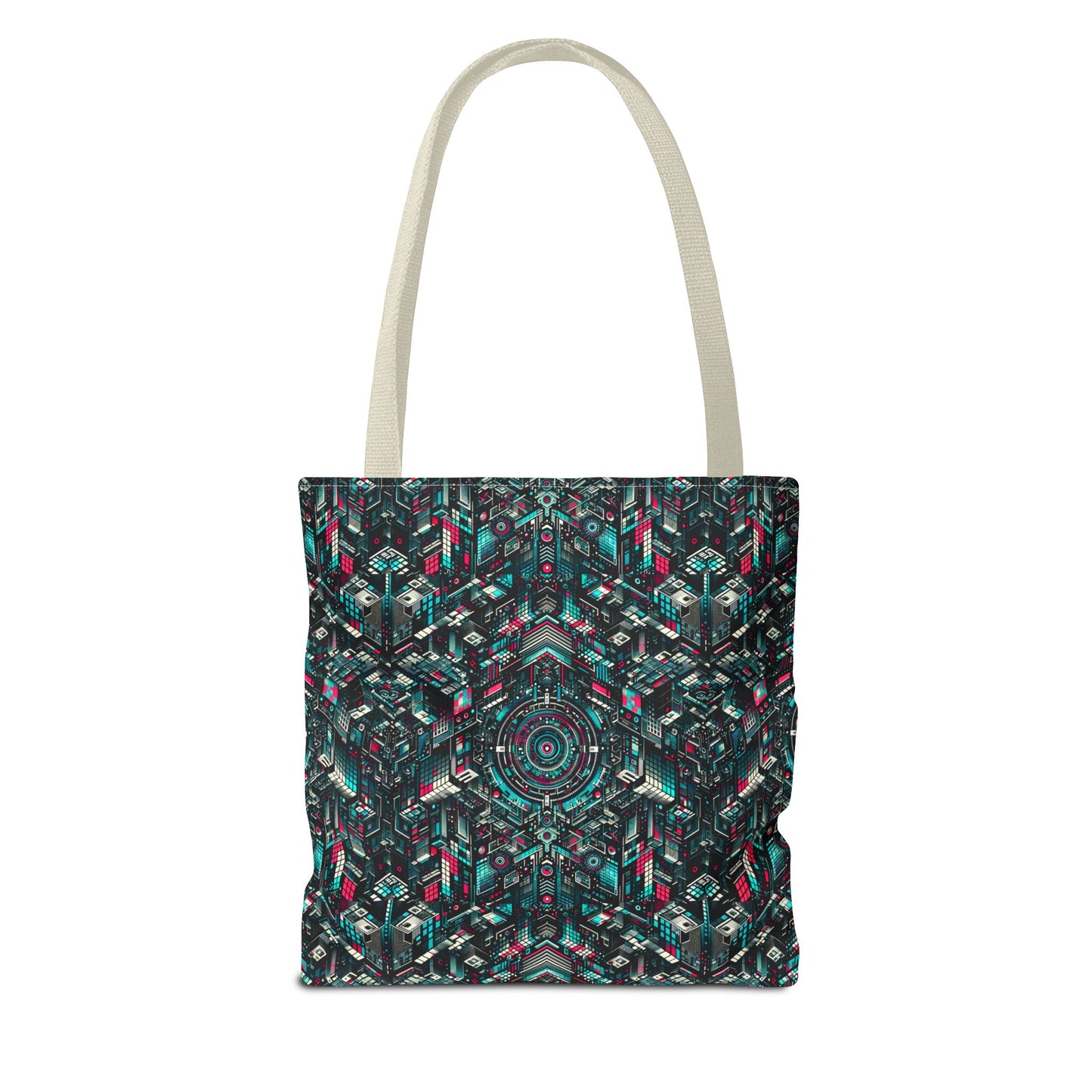 Digital Rebellion Tech-Inspired Streetwear Tote Bag - 8404 Design-54