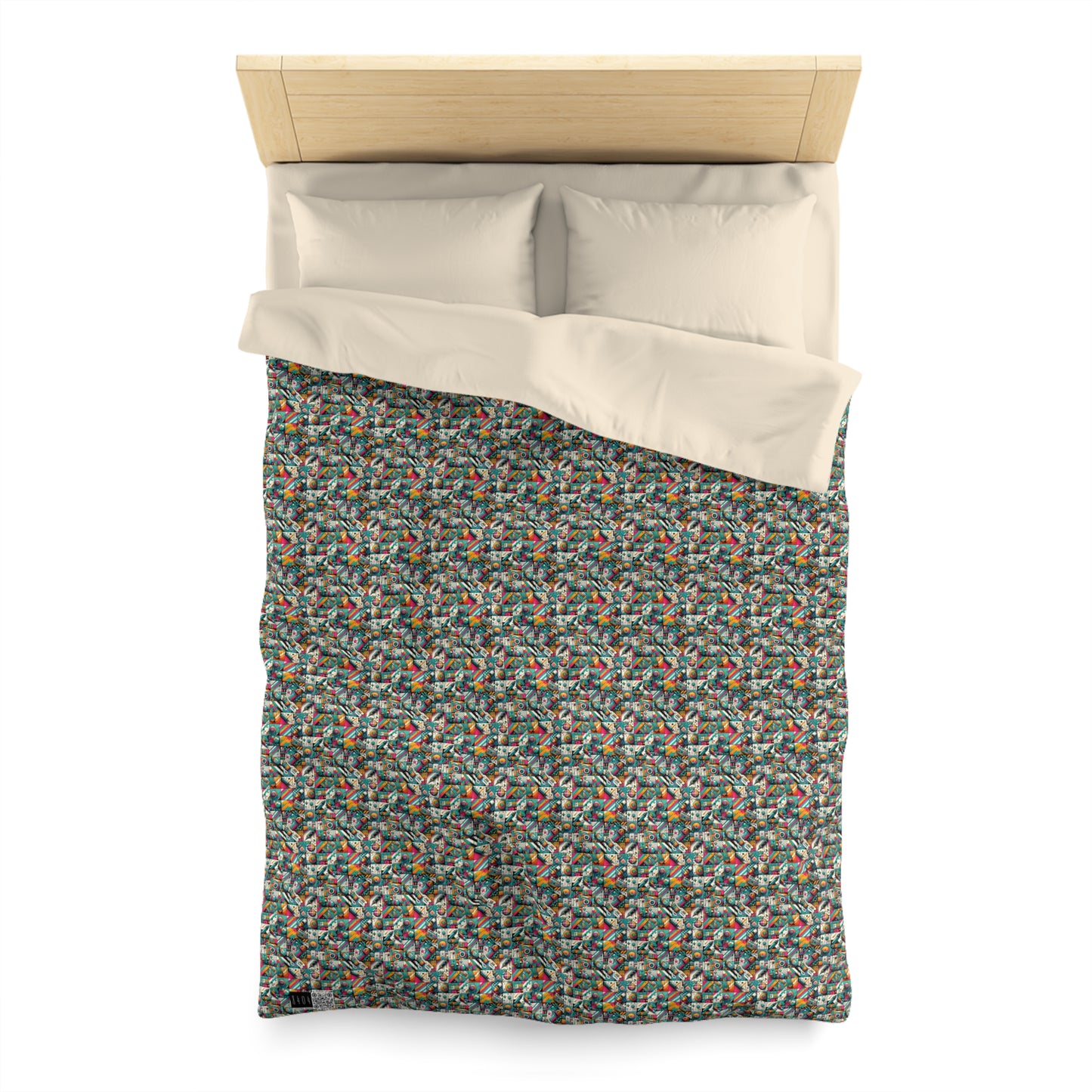 Graffiti Fusion Modern Street Art Fusion Microfiber Duvet Cover - 8404 Design-58