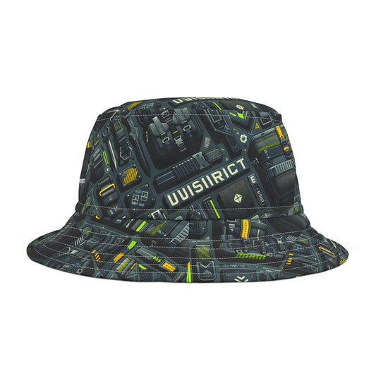 Tech Utility Streetwear Futuristic Tech-Forward Bucket Hat - 8404 Design-47