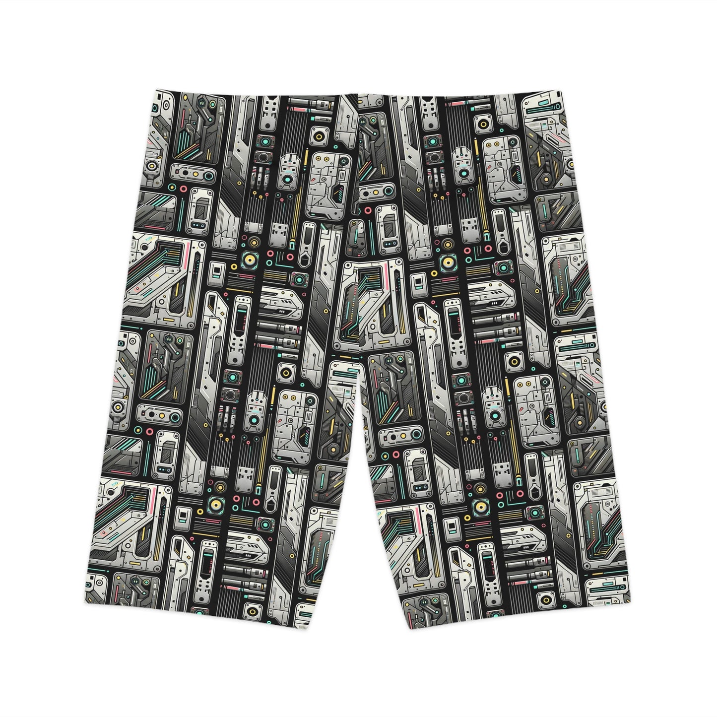 Tech Utility Gear Tech-Forward Minimalism Women's Bike Shorts - 8404 Design-45