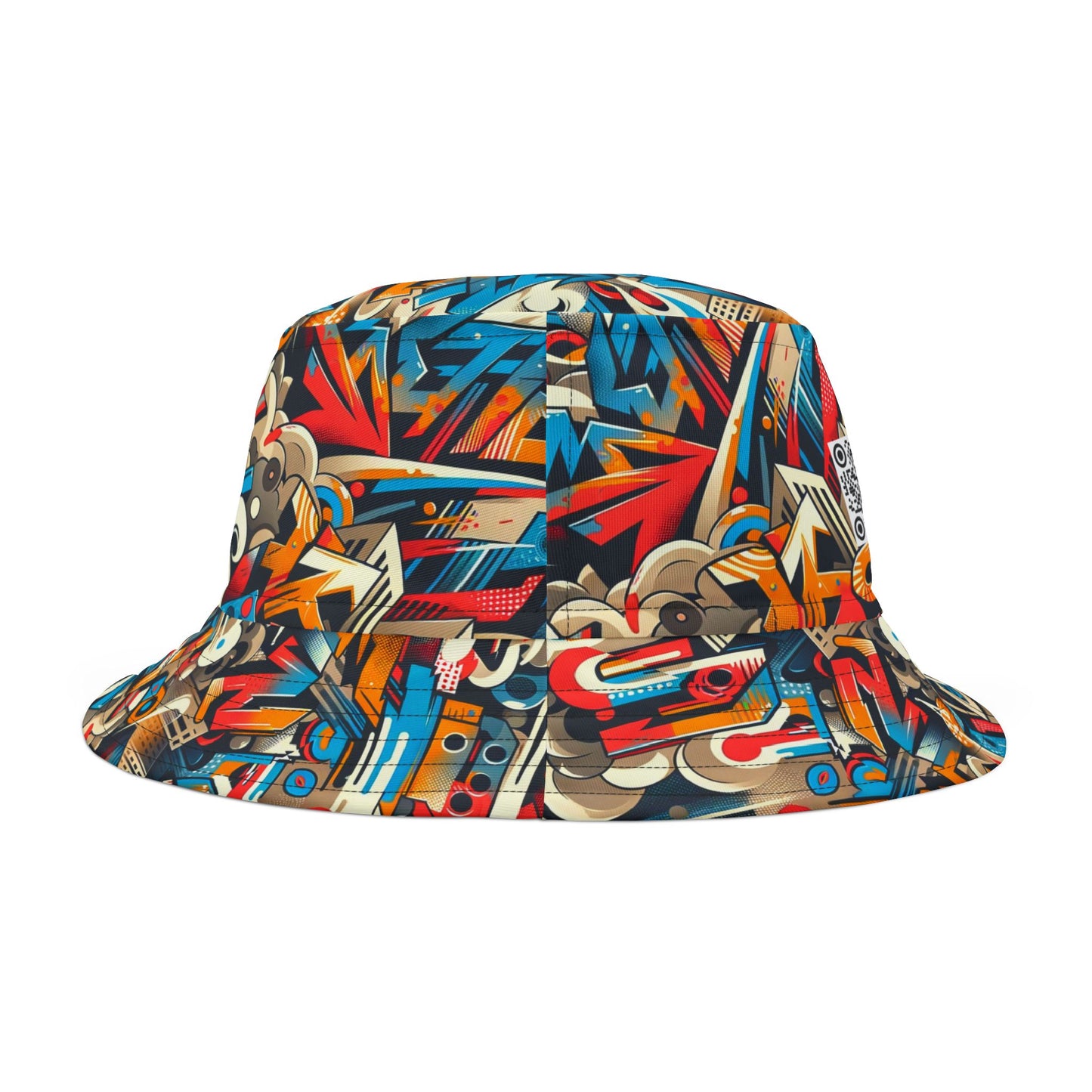 Neo-Traditional Street Art Modern Street Art Fusion Bucket Hat - 8404 Design-44