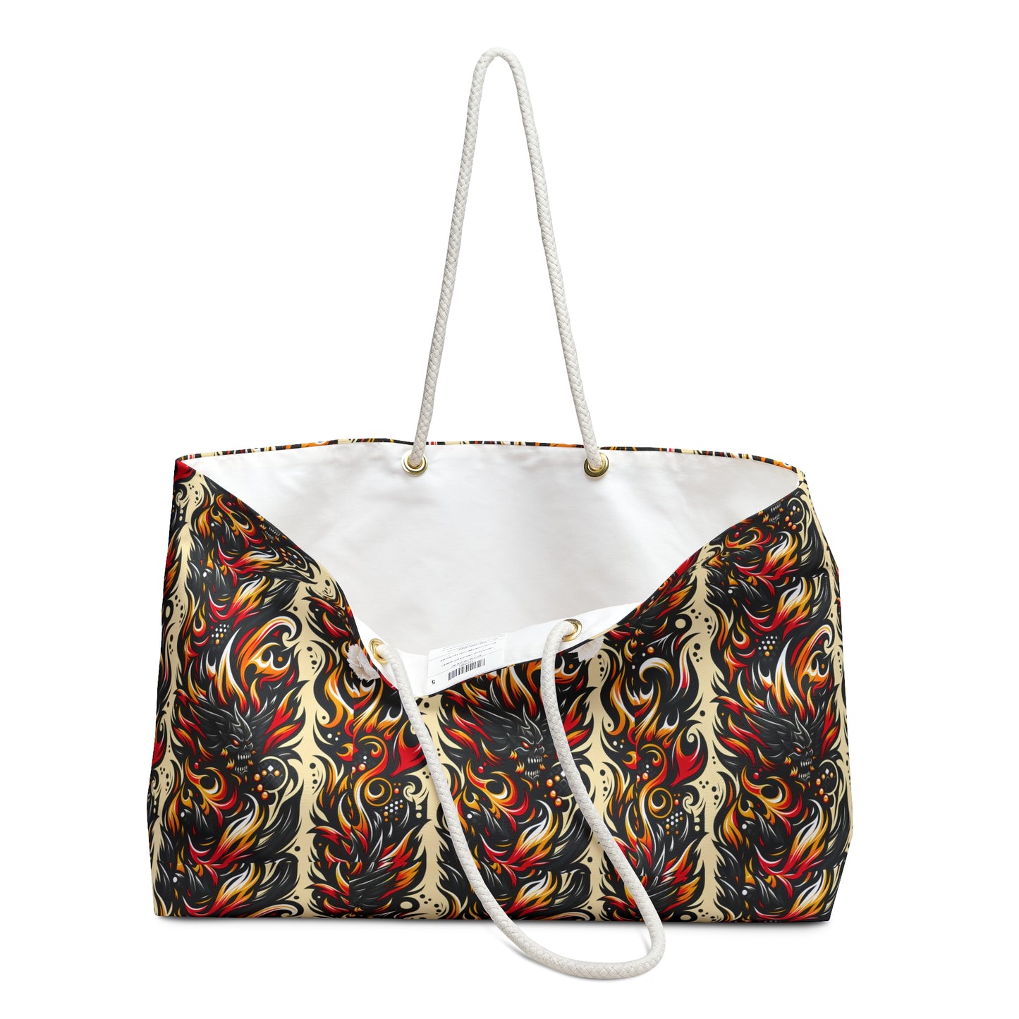 Flame Graphics Maximalist Streetwear Weekender Bag - 8404 Design-65