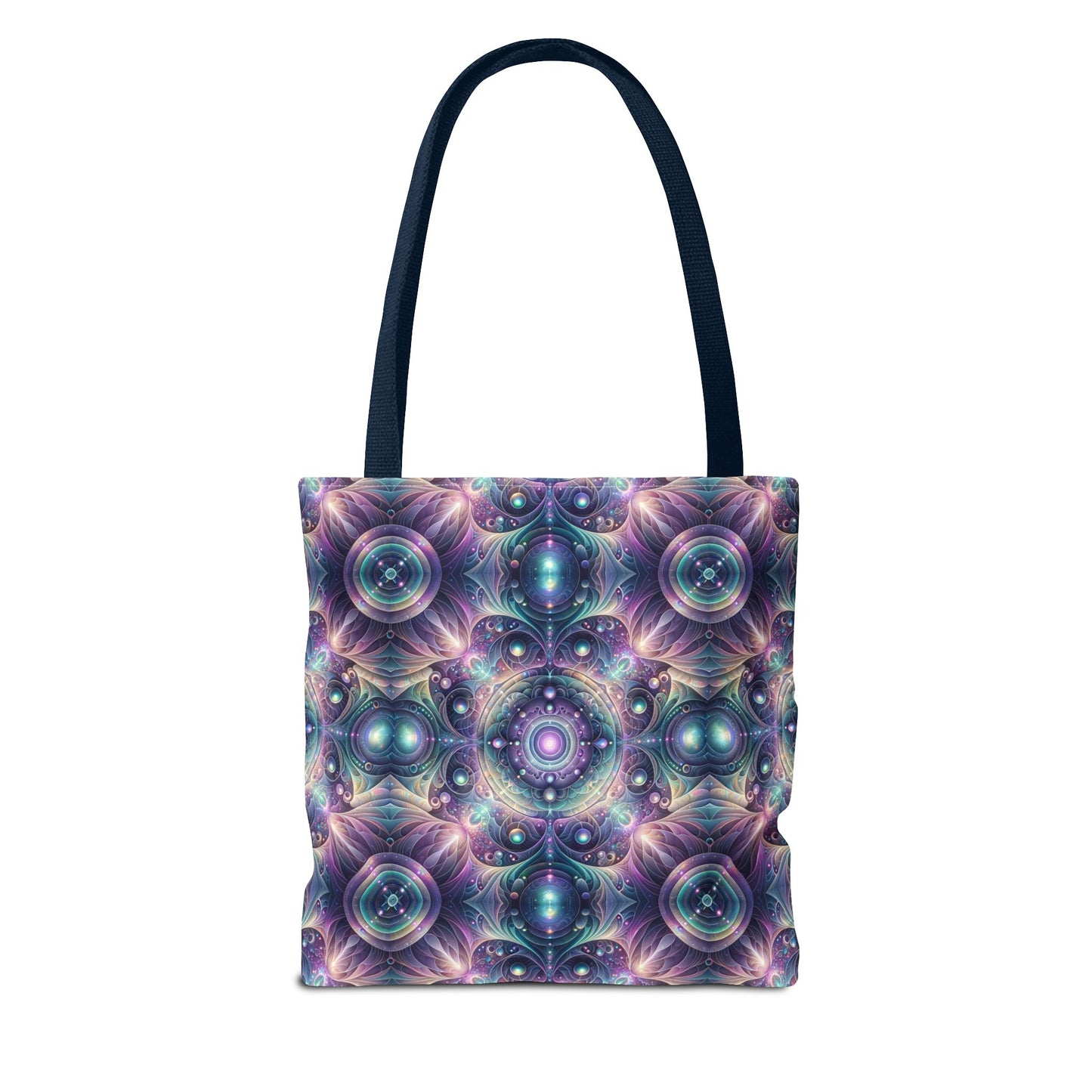 Iridescent Tech Fusion Tech-Forward Streetwear Tote Bag - 8404 Design-61