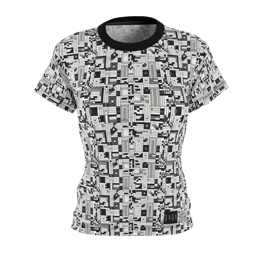 Digital Minimalism Minimalist Tech Women's Cut & Sew Tee - 8404 Design-43