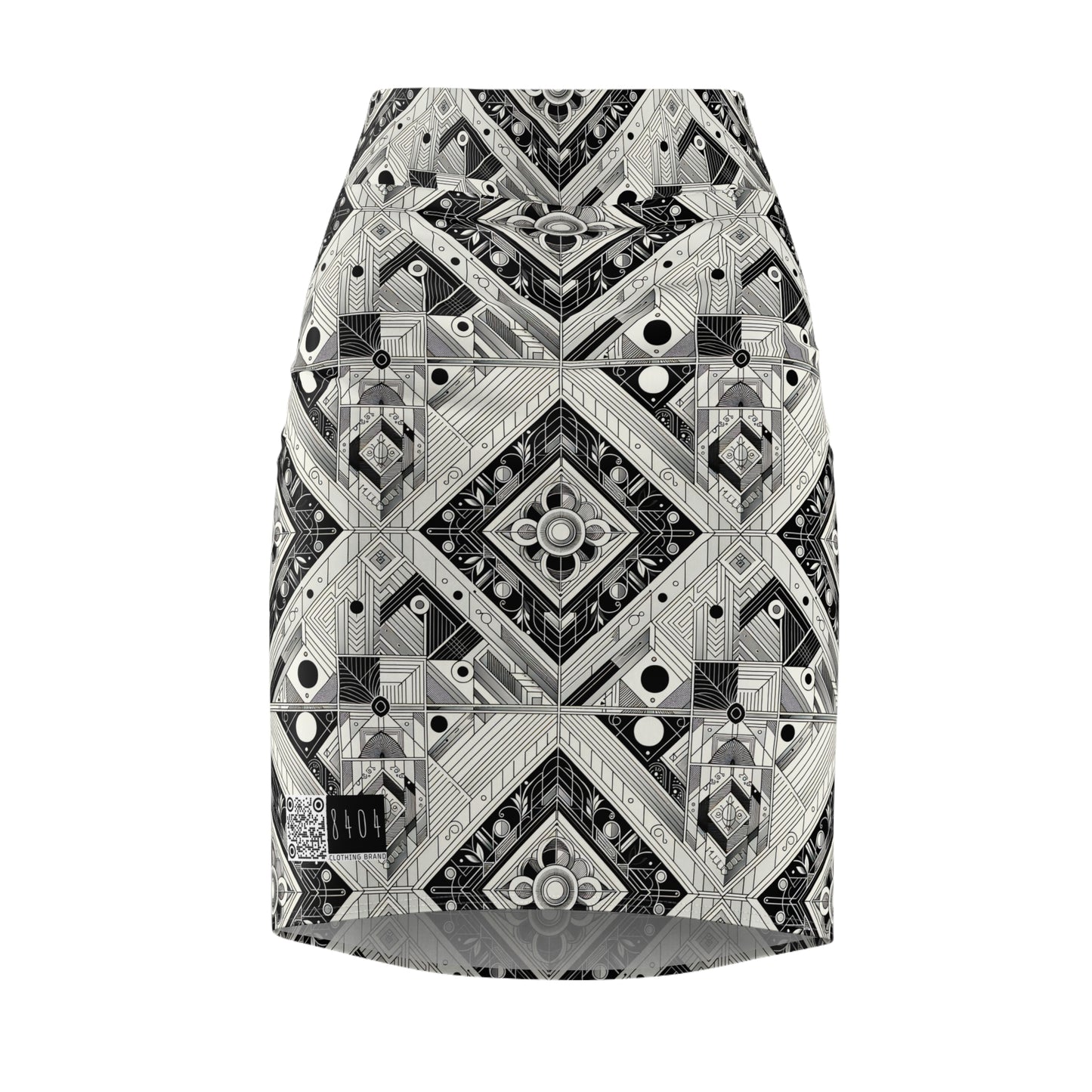 Tech Minimalism Minimalist Tech Women's Pencil Skirt - 8404 Design-54