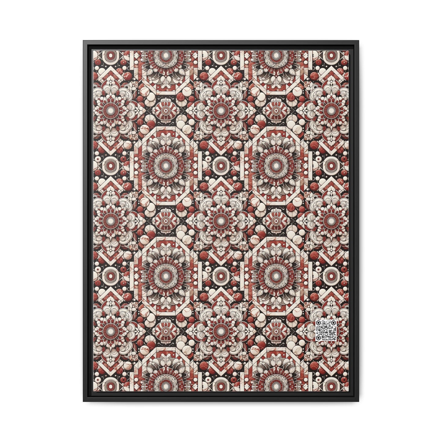 Neo Jomon Sculptural Aesthetics Artisanal Streetwear Matte Canvas, Framed (multi-Color) - 8404 Design-55 A