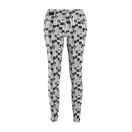 Digital Minimalism Minimalist Tech Women's Cut & Sew Casual Leggings - 8404 Design-54