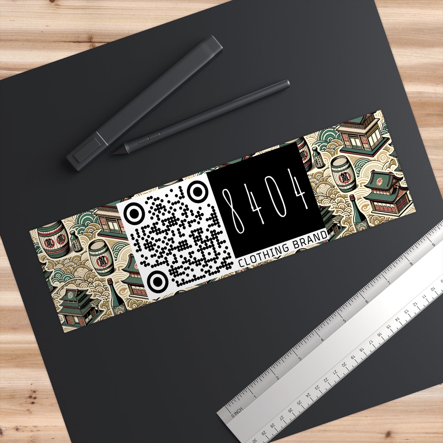 Cultural Artisanal Fusion Contemporary Cultural Elegance Bumper Sticker - 8404 Design-68