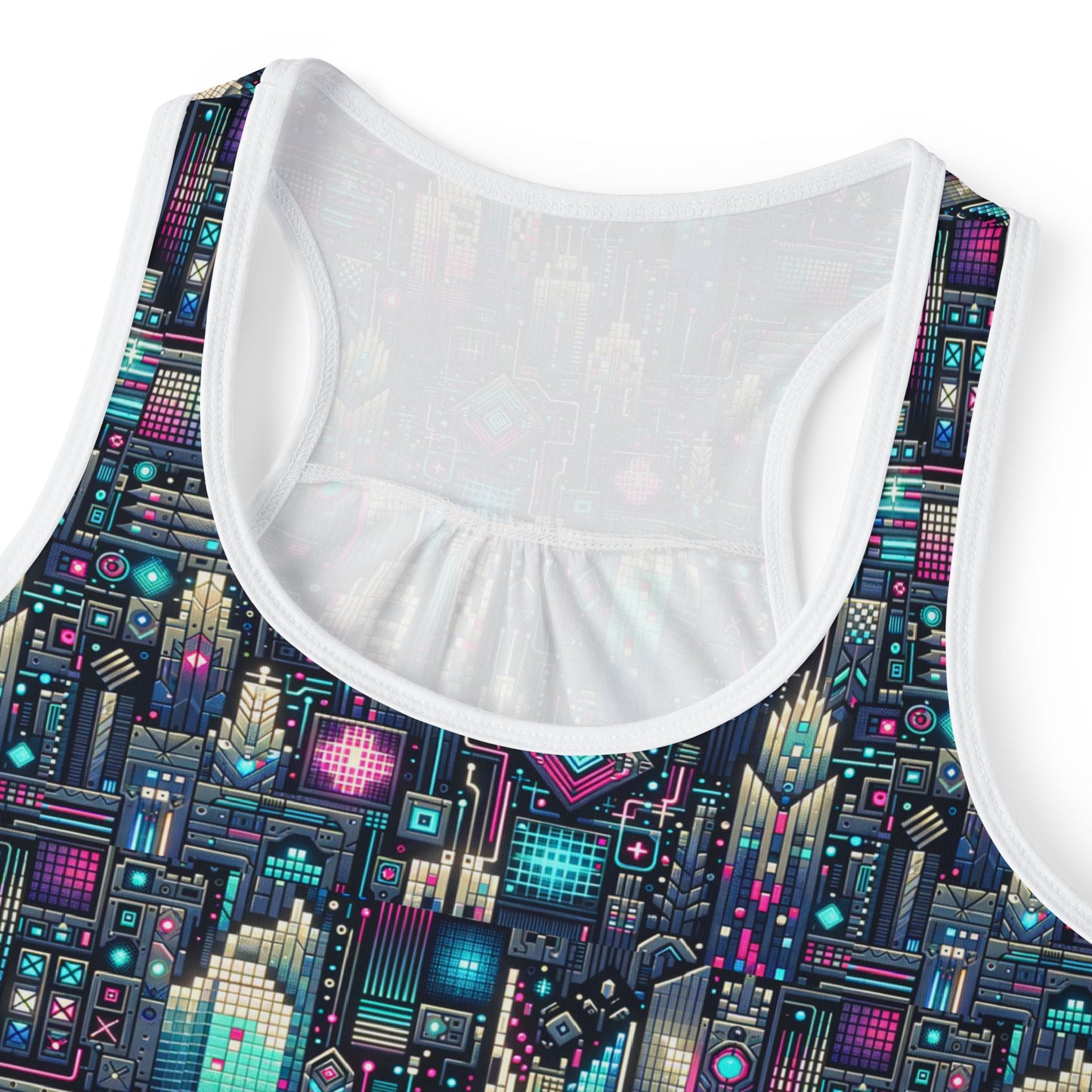 Digital Renaissance Tech-Forward Maximalism Women's Tank Top - 8404 Design-56