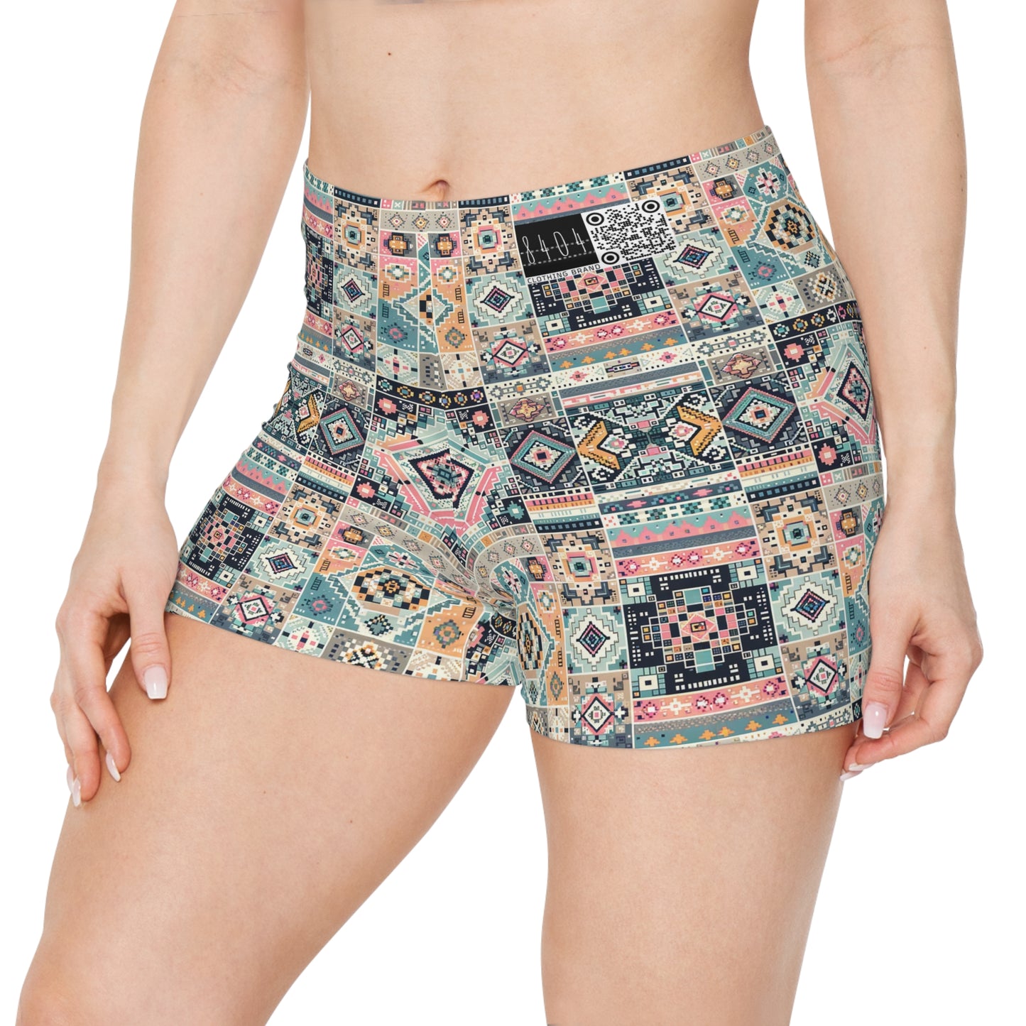 Digital Artisanal Fusion Digital Artisanal Women's Shorts - 8404 Design-55