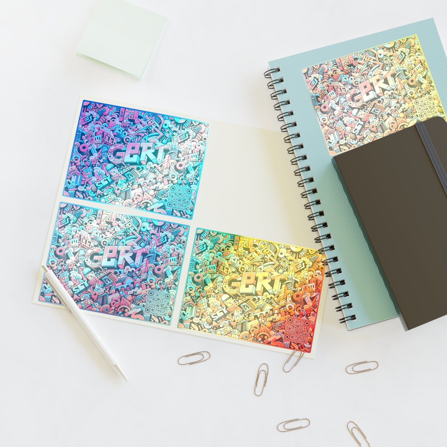Neo-Traditional Street Art Modern Street Art Fusion Sticker Sheets - 8404 Design-58