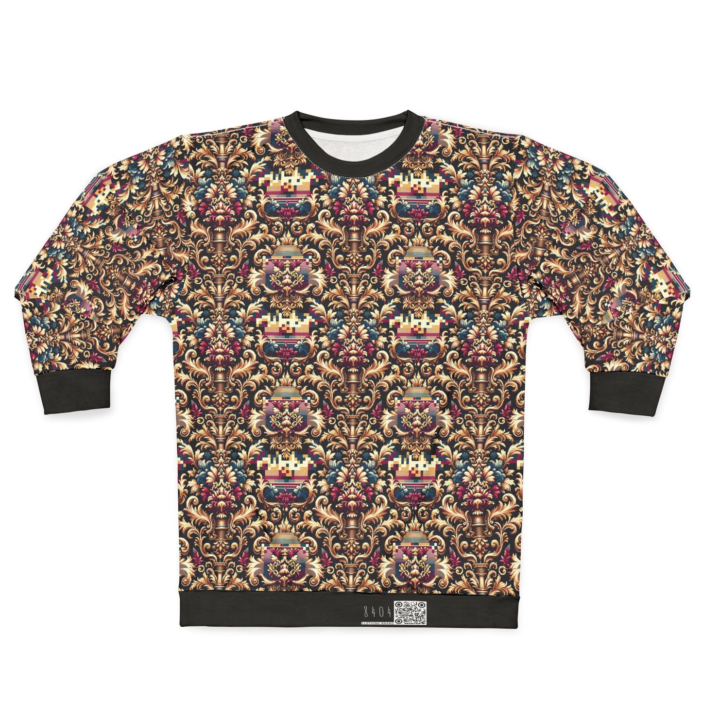 Digital Renaissance Modern Baroque Fusion Sweatshirt - 8404 Design-53