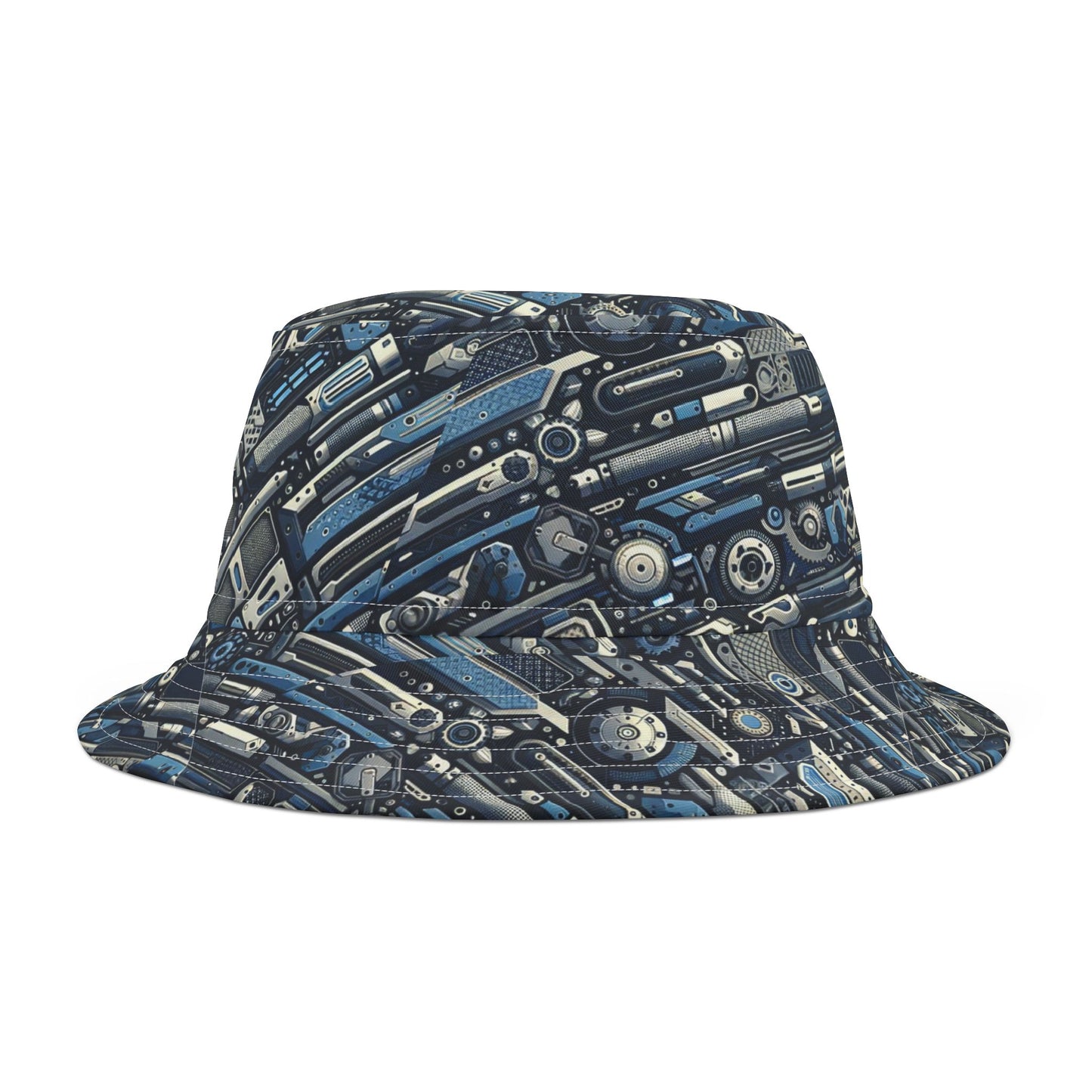 Tech Utility Fusion Tech-Forward Utility With a Futuristic Edge Bucket Hat - 8404 Design-50