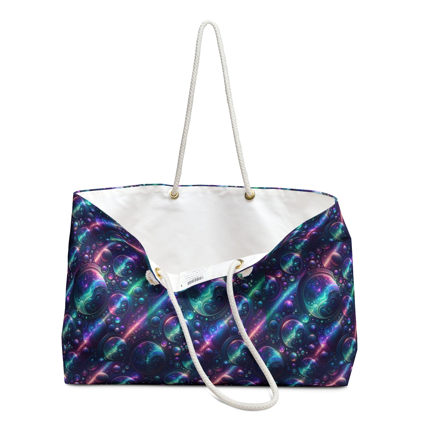Iridescent Tech Fusion Tech-Forward Streetwear Weekender Bag - 8404 Design-51