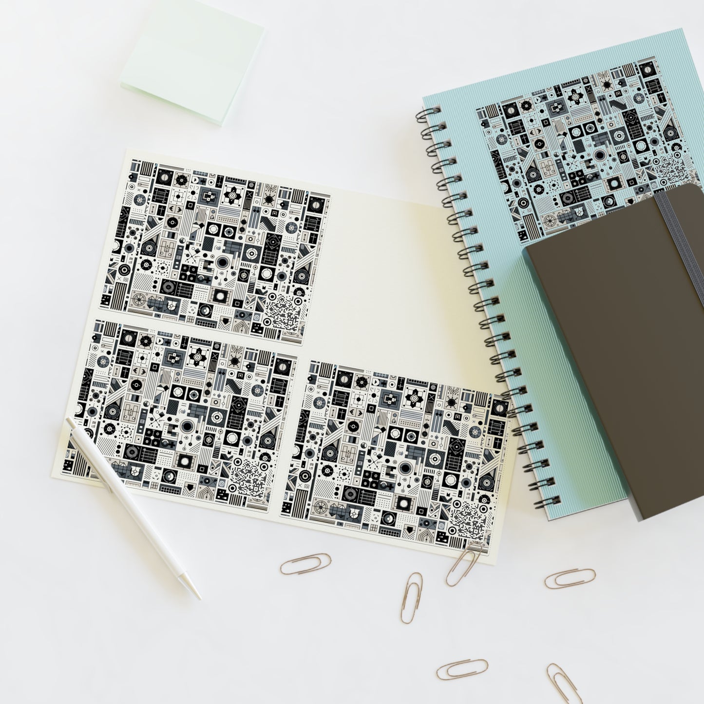 Digital Minimalism Minimalist Tech Sticker Sheets - 8404 Design-45