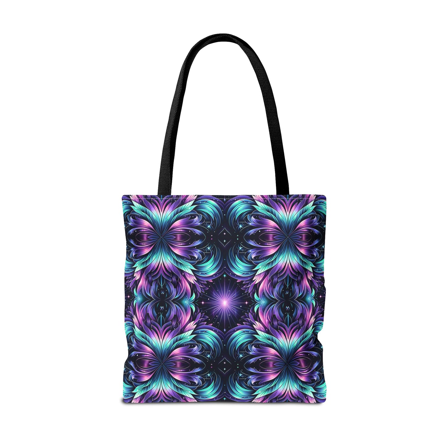 Iridescent Dream Futuristic Tech Tote Bag - 8404 Design-60