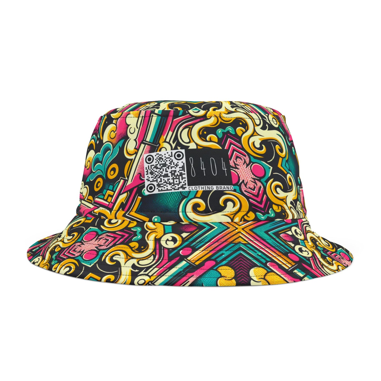Neon Pop Art Revival Pop Culture Retro Bucket Hat - 8404 Design-59