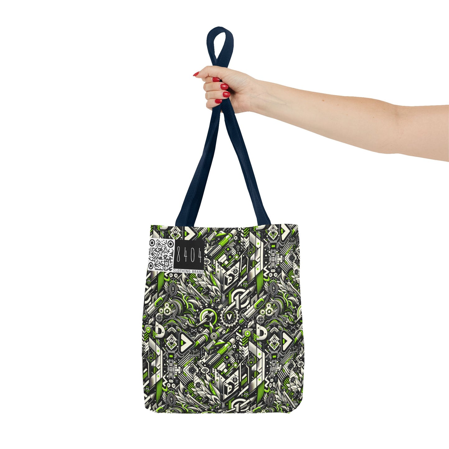 Graffiti Tech Fusion Bold Streetwear Fusion Tote Bag - 8404 Design-59