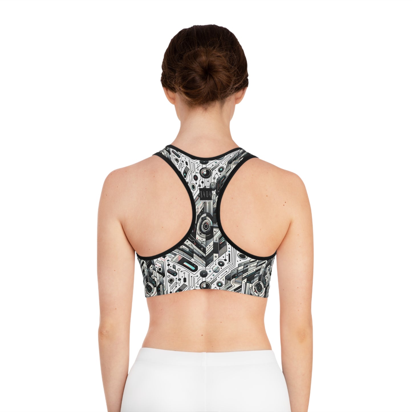 Tech-Infused Streetwear Tech-Forward Minimalism Sports Bra - 8404 Design-51