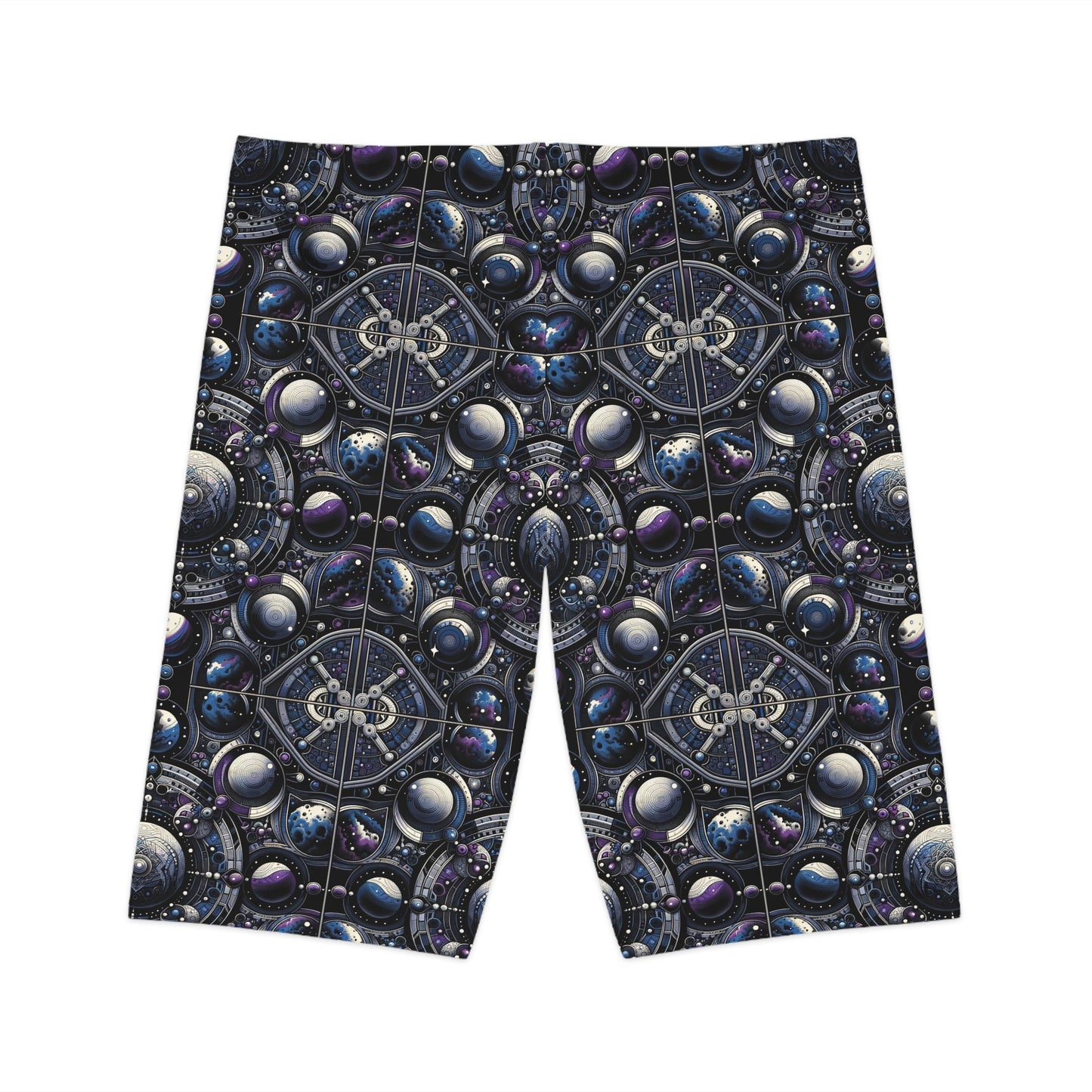 Tech Astronaut Tech-Forward Streetwear Meets Space Exploration Women's Bike Shorts - 8404 Design-46